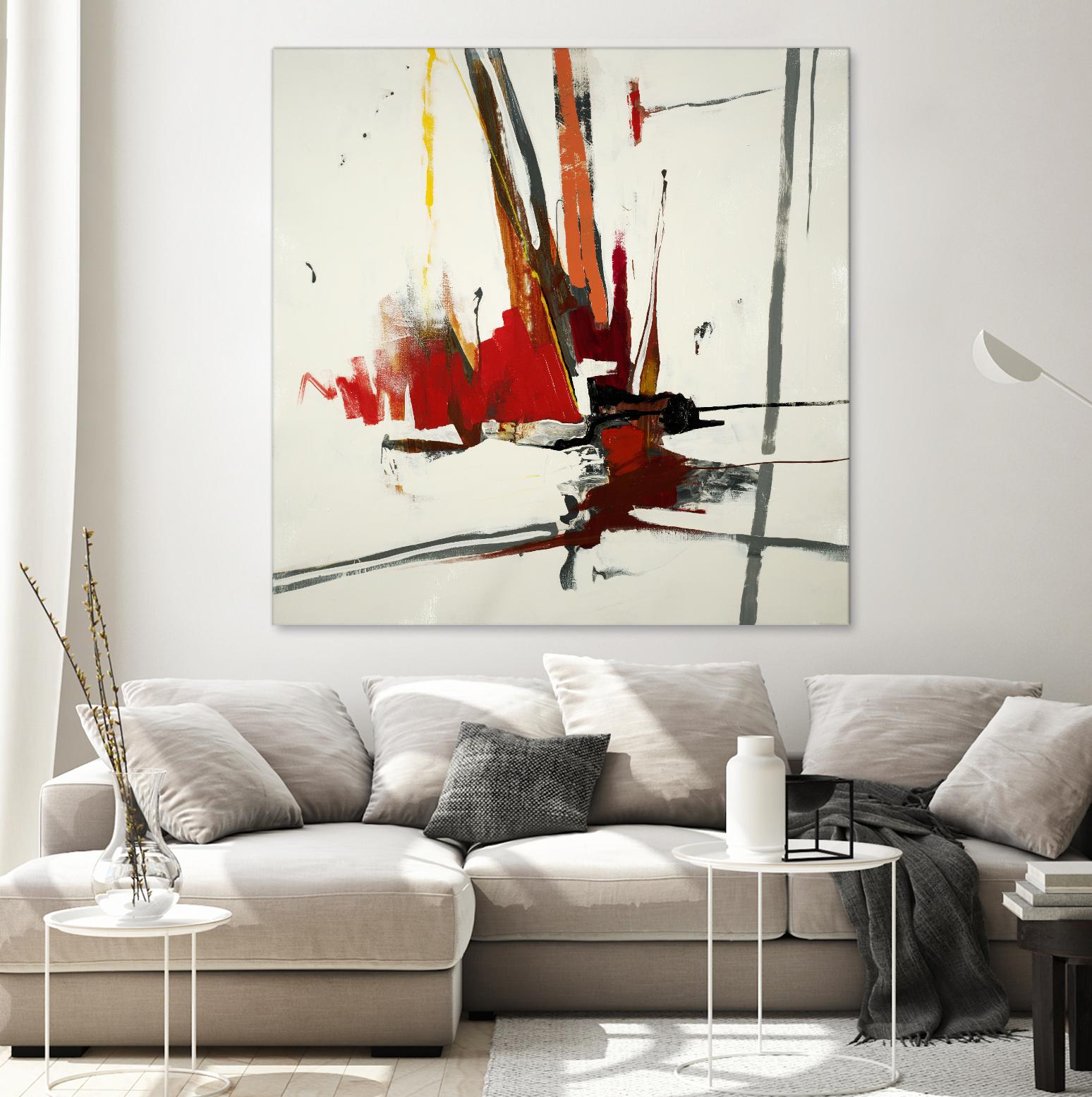 Sasuka by KC Haxton on GIANT ART - grey abstract