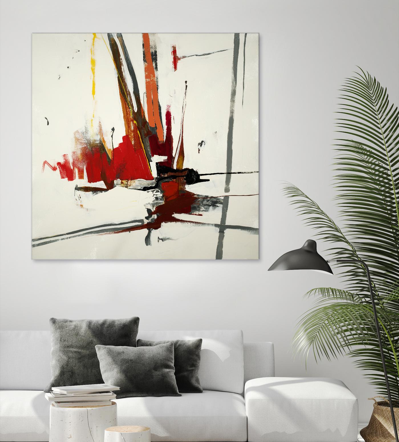 Sasuka by KC Haxton on GIANT ART - grey abstract