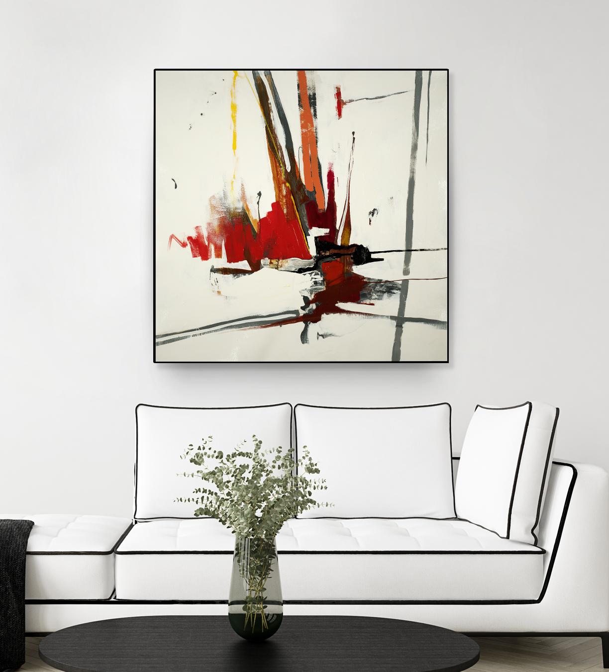 Sasuka by KC Haxton on GIANT ART - grey abstract