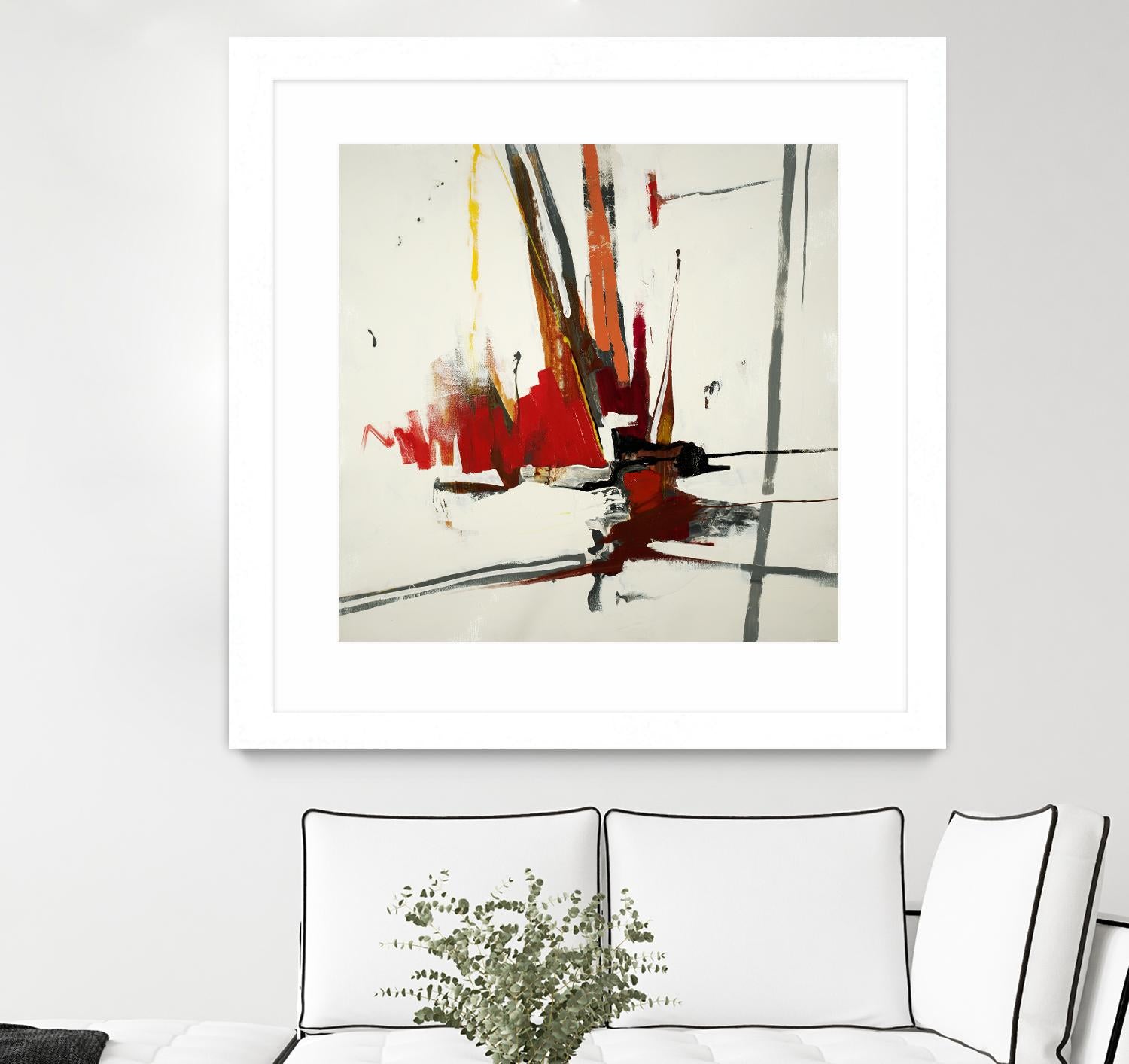 Sasuka by KC Haxton on GIANT ART - grey abstract