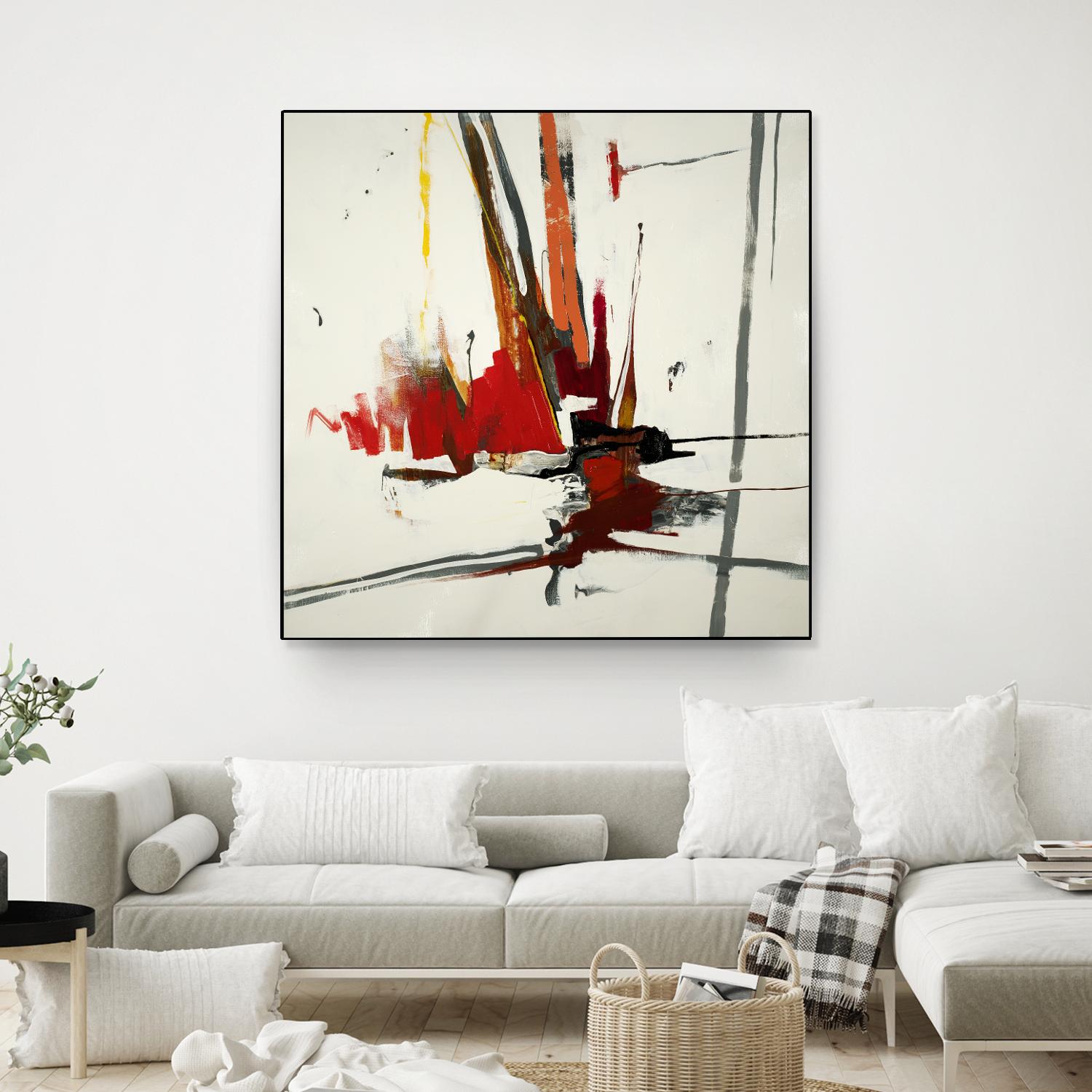 Sasuka by KC Haxton on GIANT ART - grey abstract