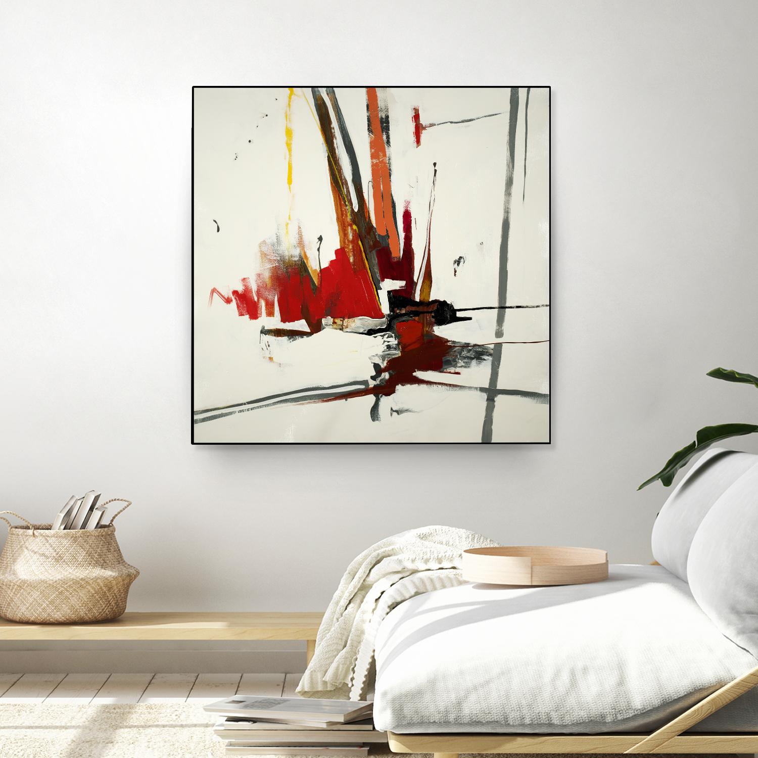 Sasuka by KC Haxton on GIANT ART - grey abstract