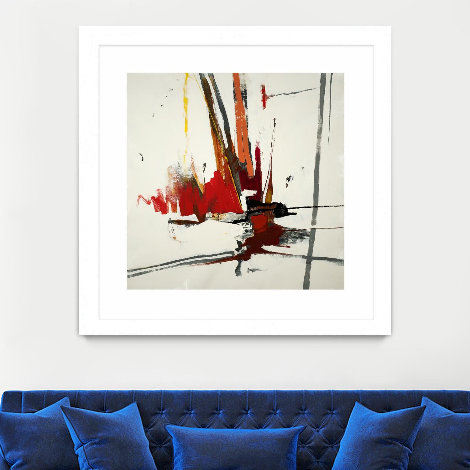 Sasuka by KC Haxton on GIANT ART - grey abstract