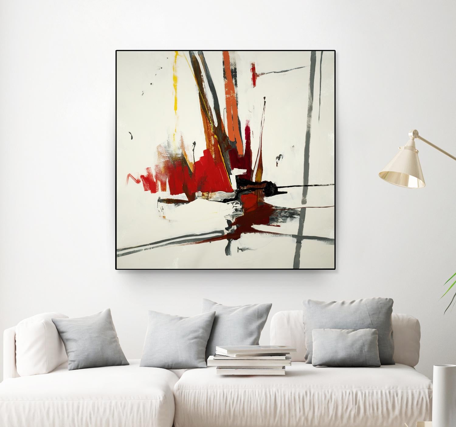 Sasuka by KC Haxton on GIANT ART - grey abstract