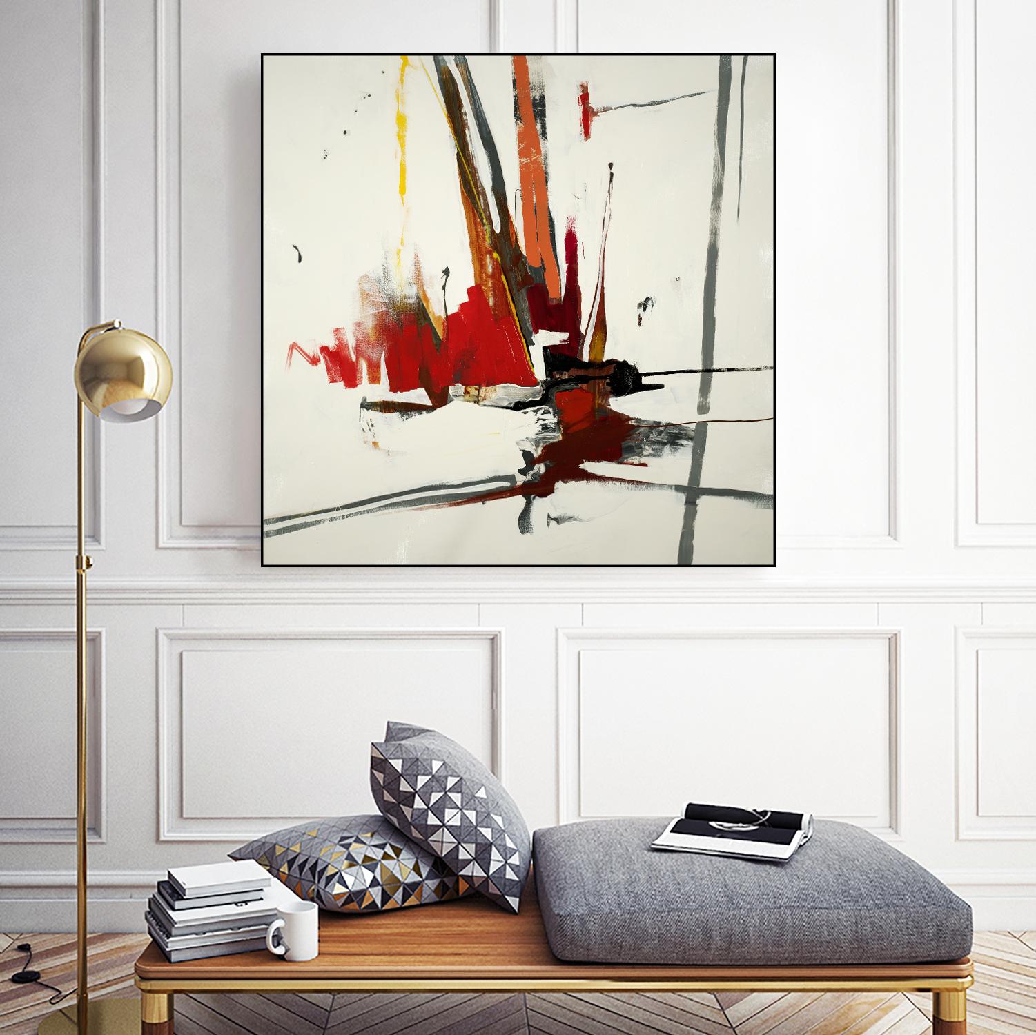 Sasuka by KC Haxton on GIANT ART - grey abstract