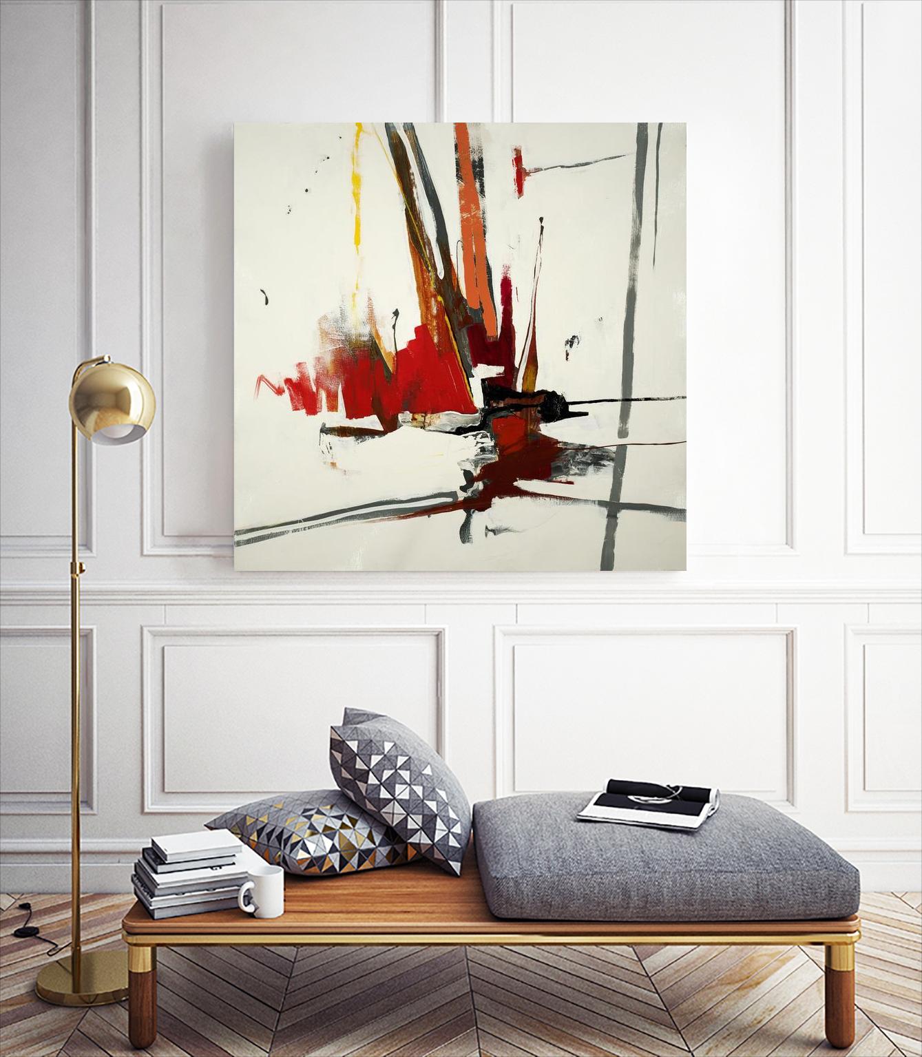 Sasuka by KC Haxton on GIANT ART - grey abstract