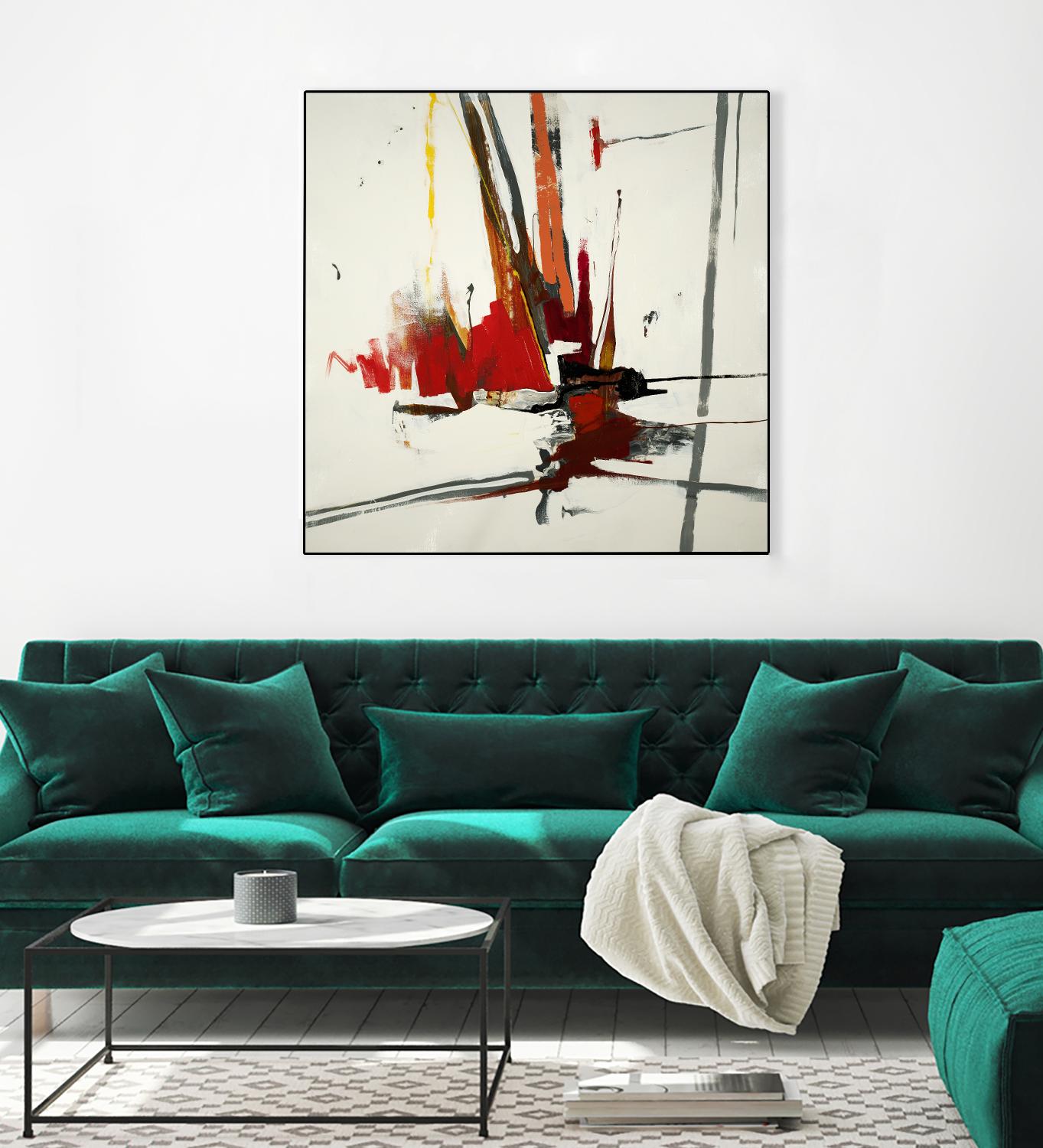 Sasuka by KC Haxton on GIANT ART - grey abstract