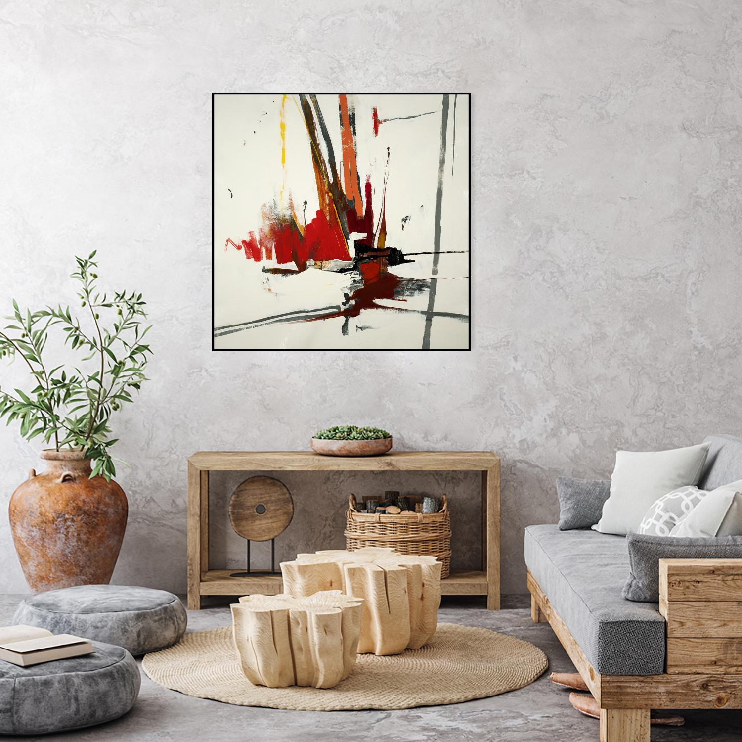 Sasuka by KC Haxton on GIANT ART - grey abstract