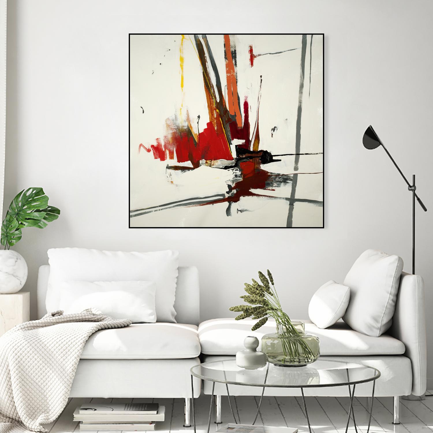 Sasuka by KC Haxton on GIANT ART - grey abstract