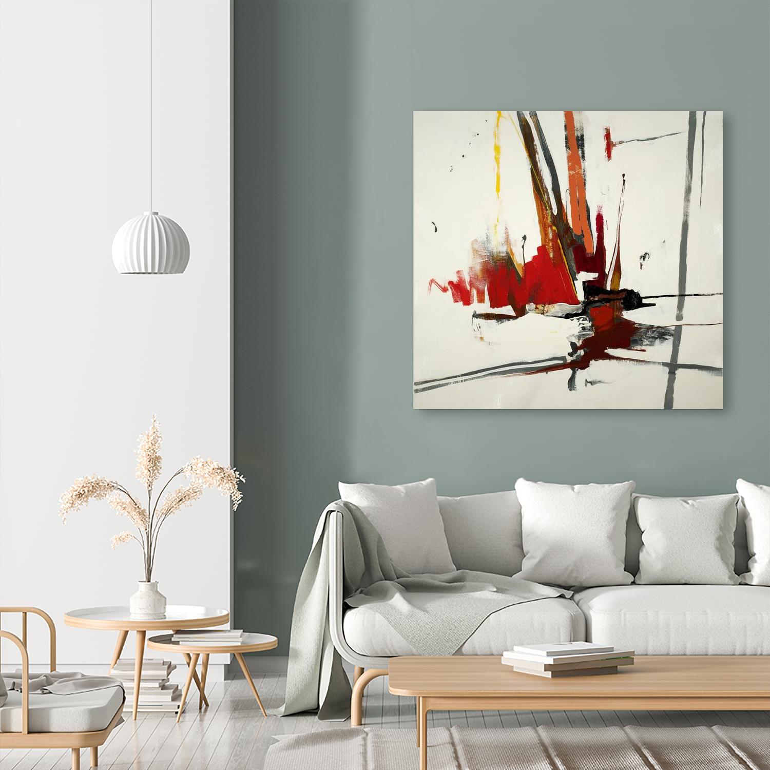 Sasuka by KC Haxton on GIANT ART - grey abstract