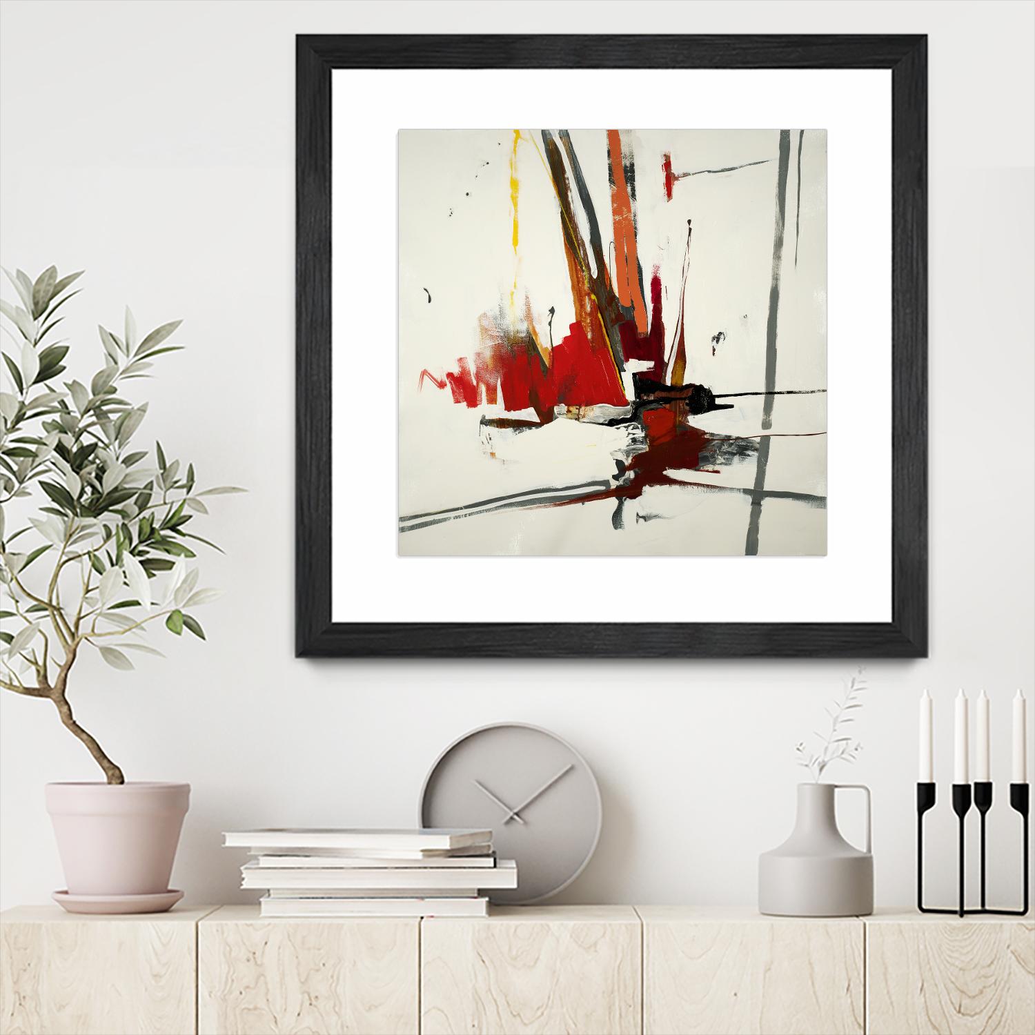 Sasuka by KC Haxton on GIANT ART - grey abstract