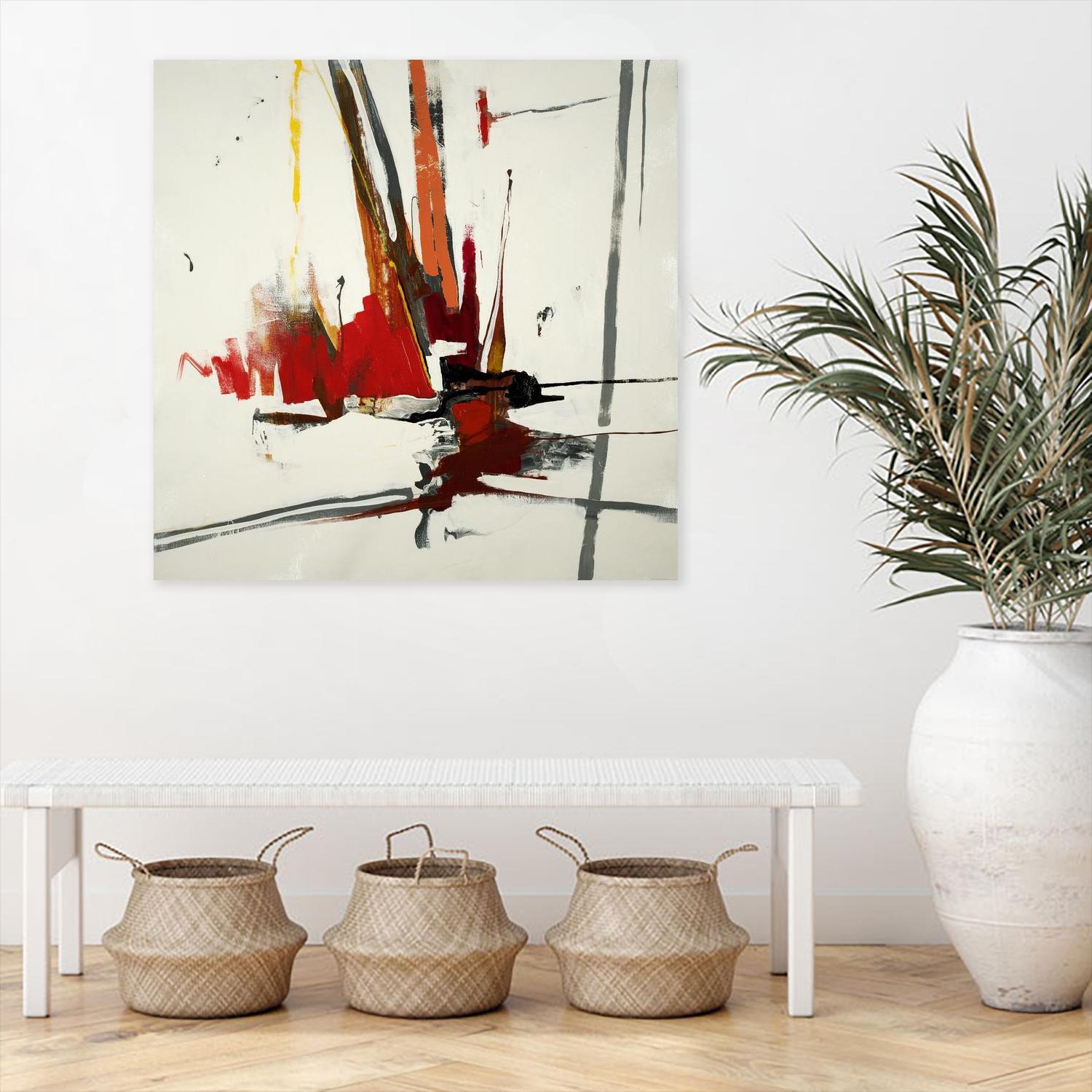 Sasuka by KC Haxton on GIANT ART - grey abstract