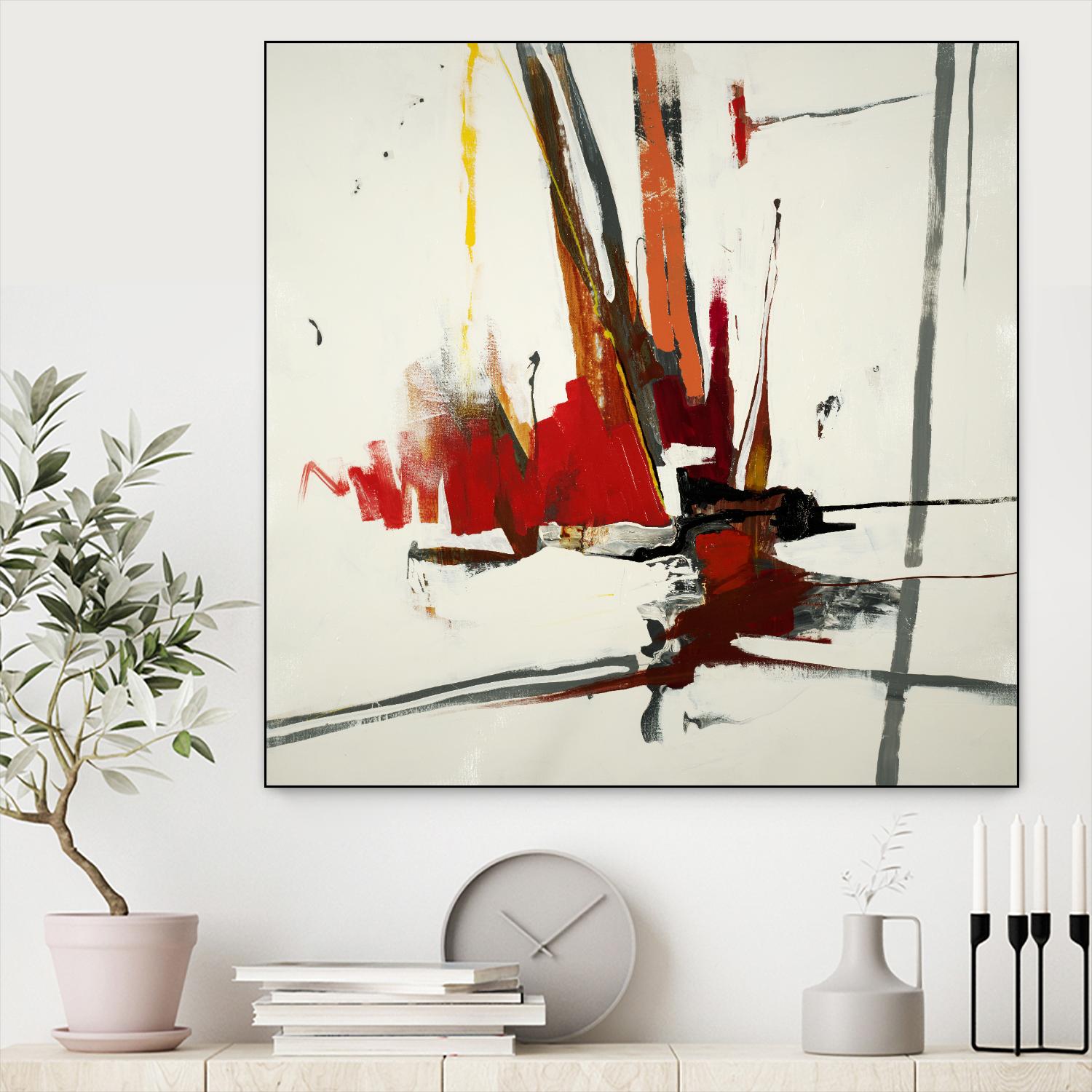 Sasuka by KC Haxton on GIANT ART - grey abstract