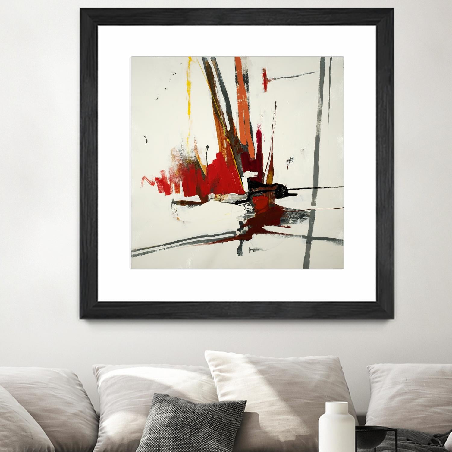 Sasuka by KC Haxton on GIANT ART - grey abstract