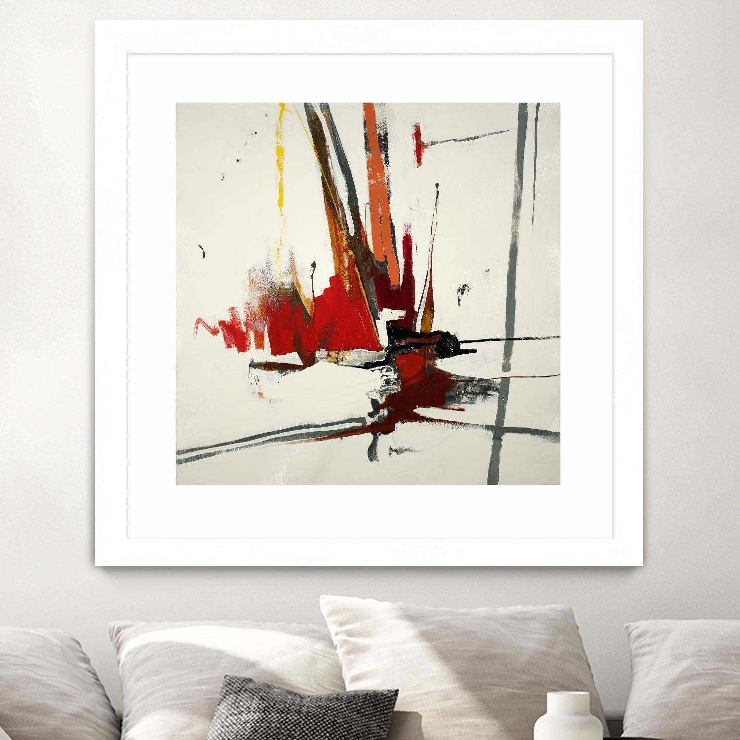 Sasuka by KC Haxton on GIANT ART - grey abstract