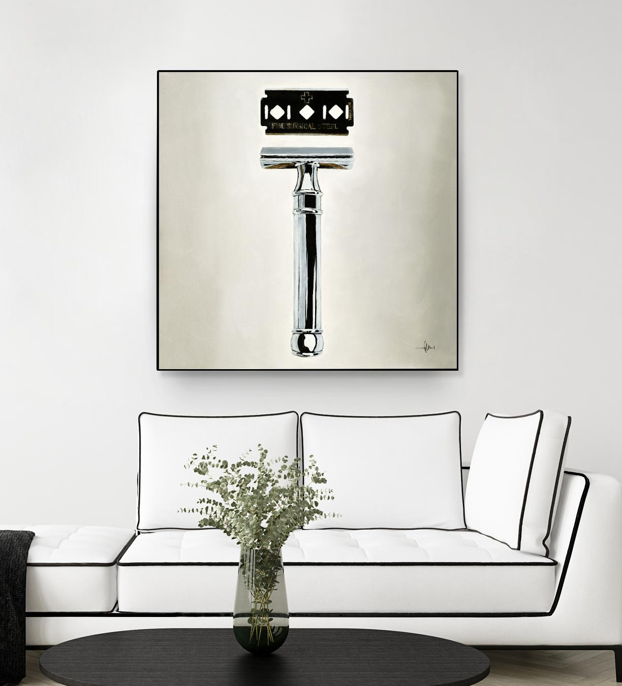 Safety Razor by KC Haxton on GIANT ART - black vintage