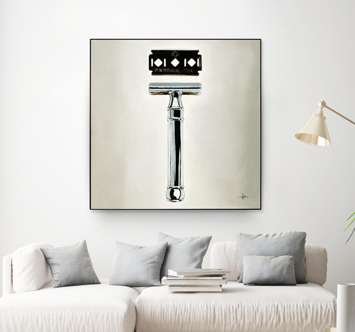 Safety Razor by KC Haxton on GIANT ART - black vintage