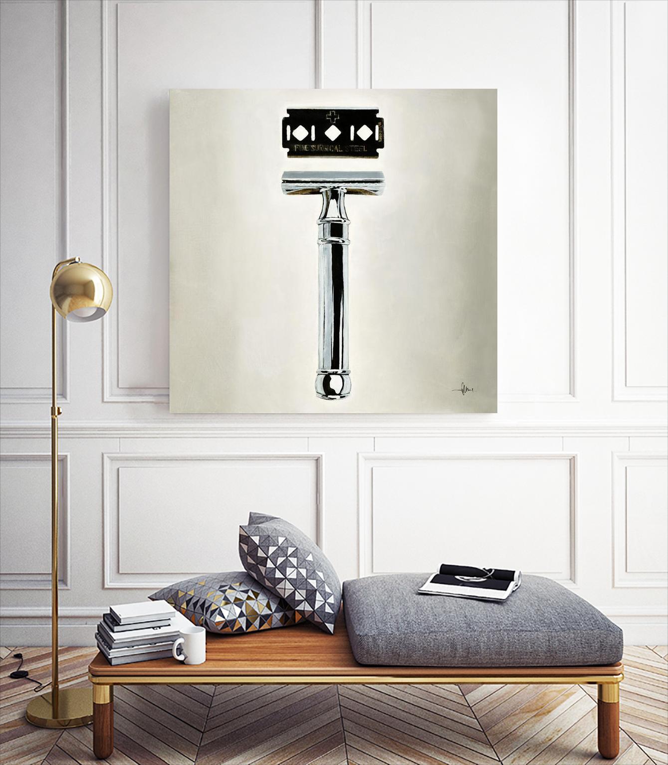 Safety Razor by KC Haxton on GIANT ART - black vintage