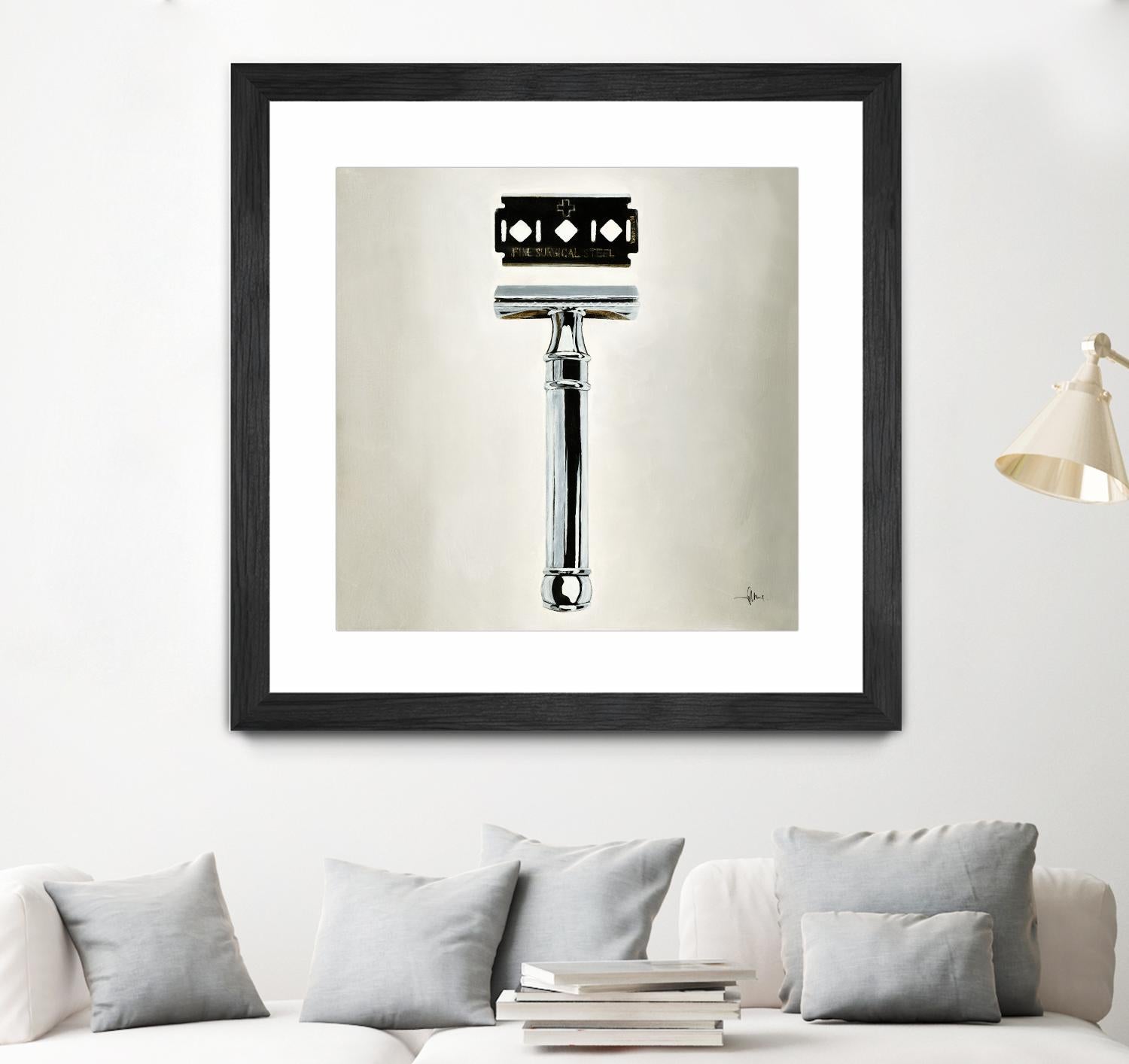 Safety Razor by KC Haxton on GIANT ART - black vintage