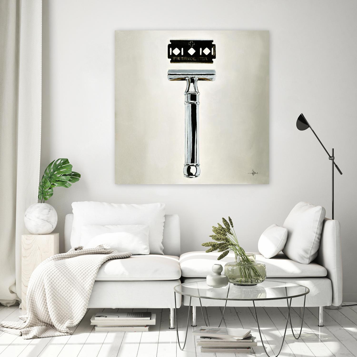 Safety Razor by KC Haxton on GIANT ART - black vintage