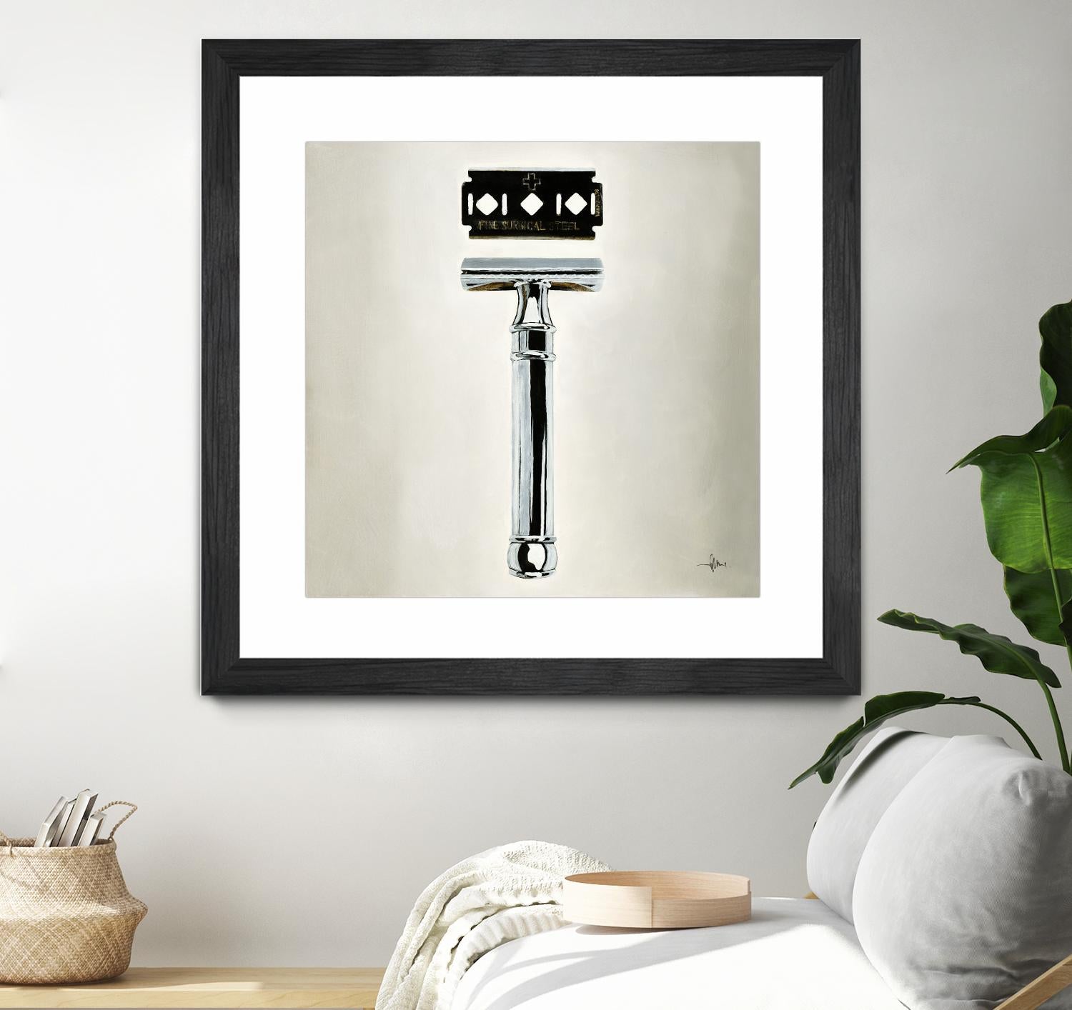 Safety Razor by KC Haxton on GIANT ART - black vintage