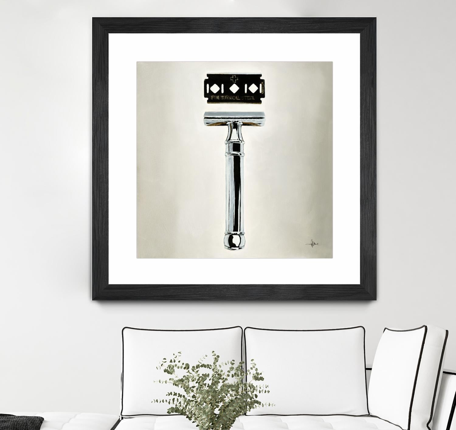 Safety Razor by KC Haxton on GIANT ART - black vintage