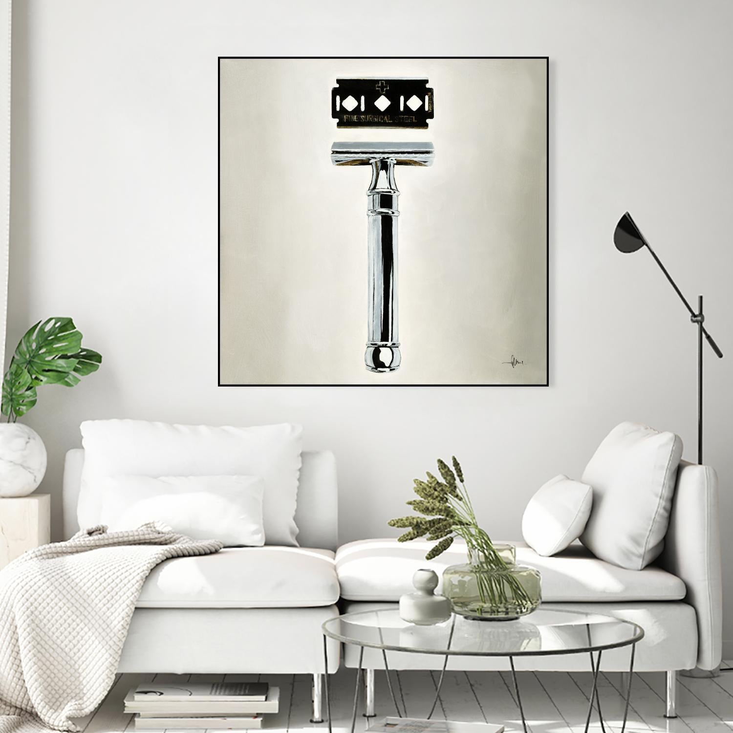 Safety Razor by KC Haxton on GIANT ART - black vintage