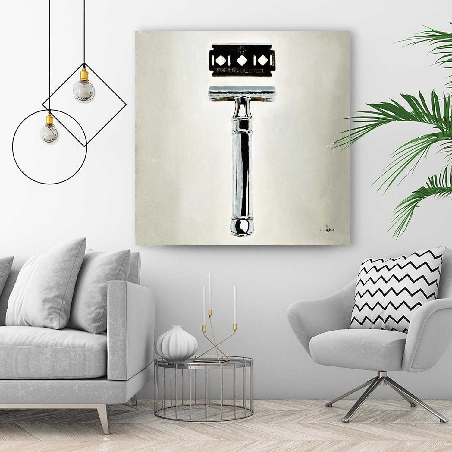 Safety Razor by KC Haxton on GIANT ART - black vintage