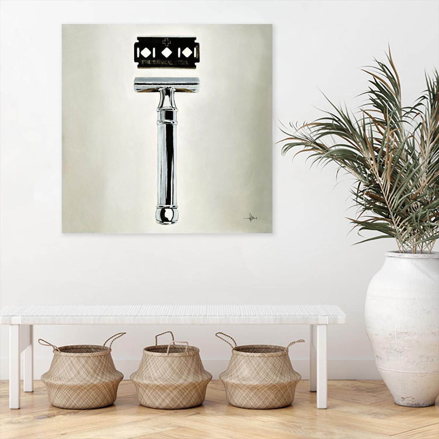 Safety Razor by KC Haxton on GIANT ART - black vintage