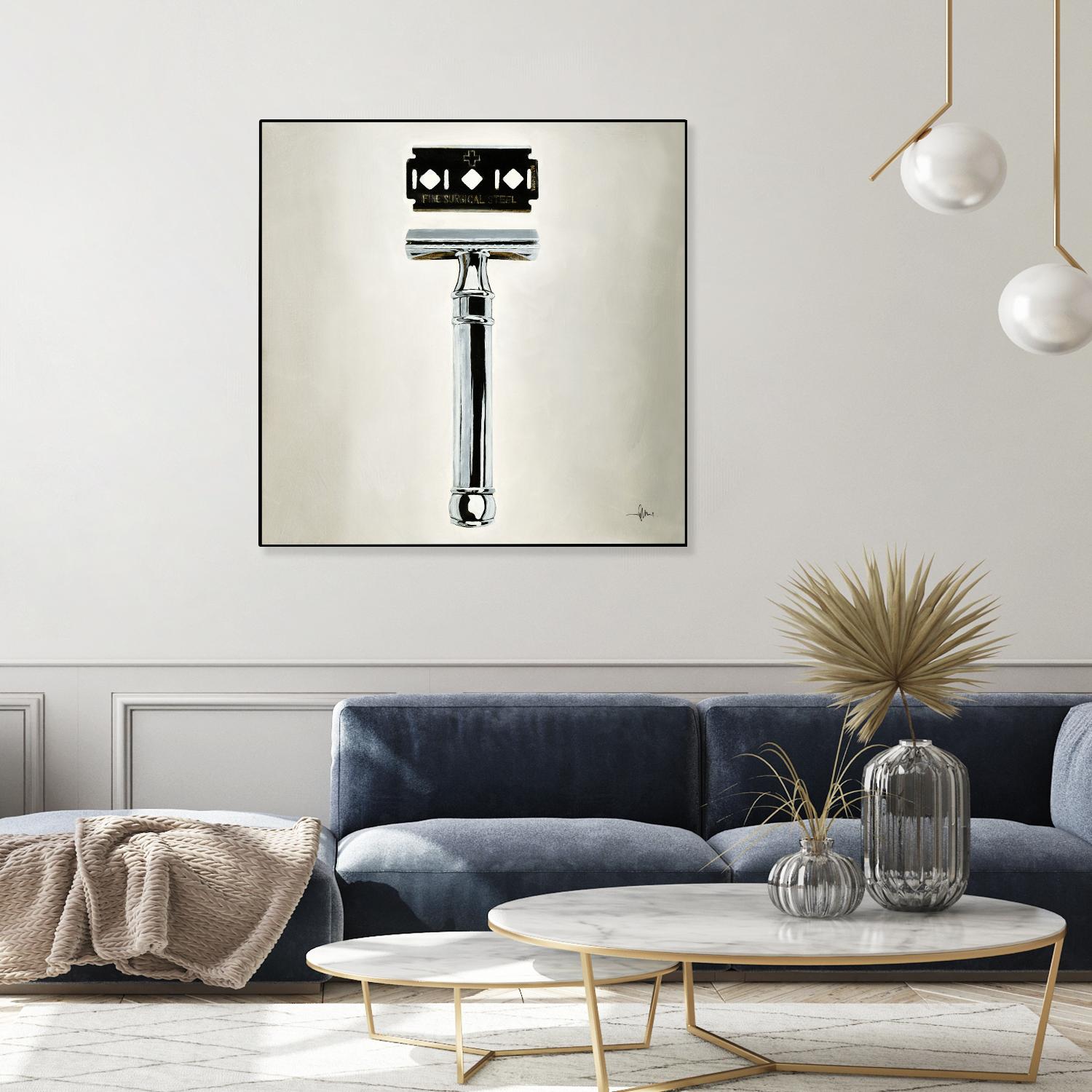 Safety Razor by KC Haxton on GIANT ART - black vintage