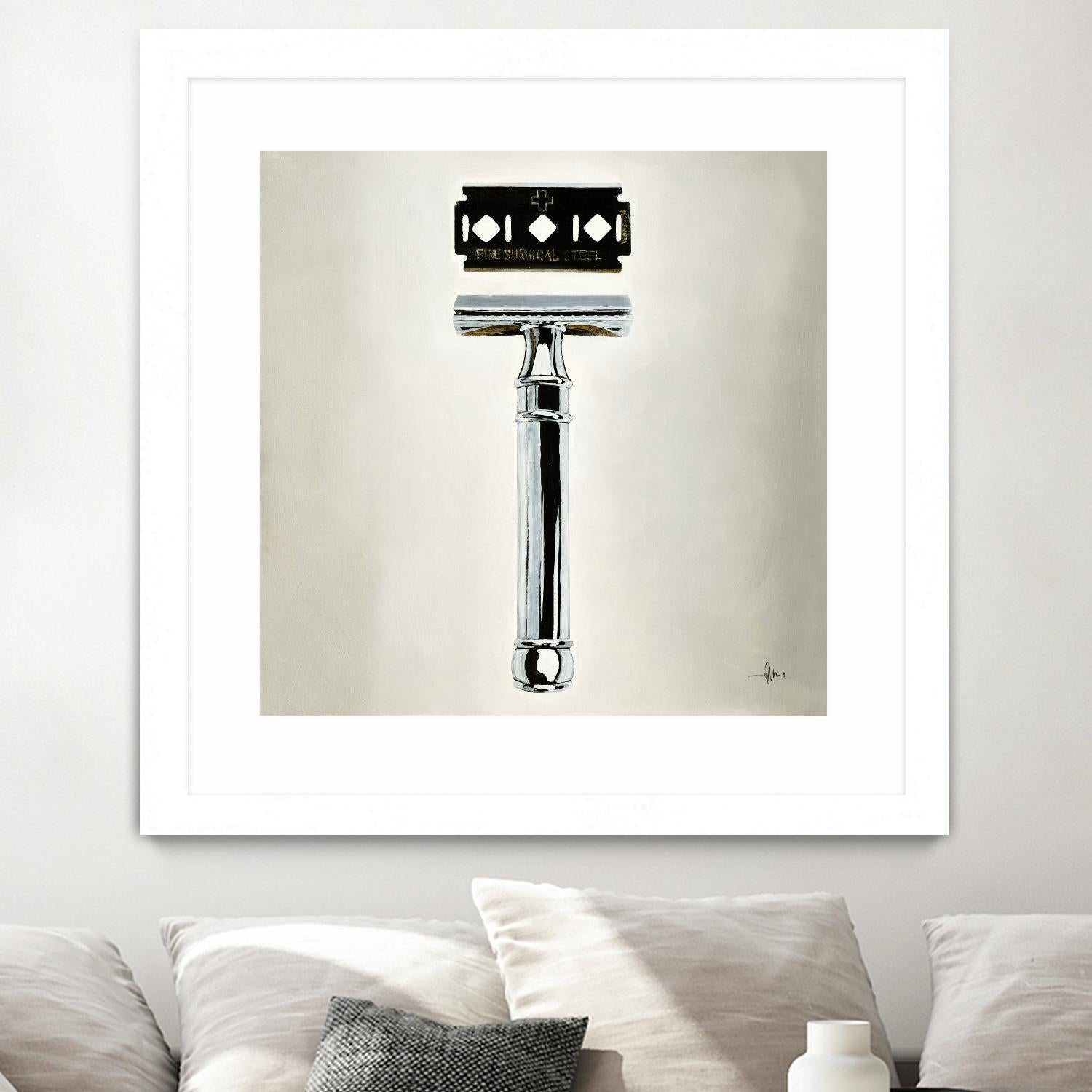 Safety Razor by KC Haxton on GIANT ART - black vintage