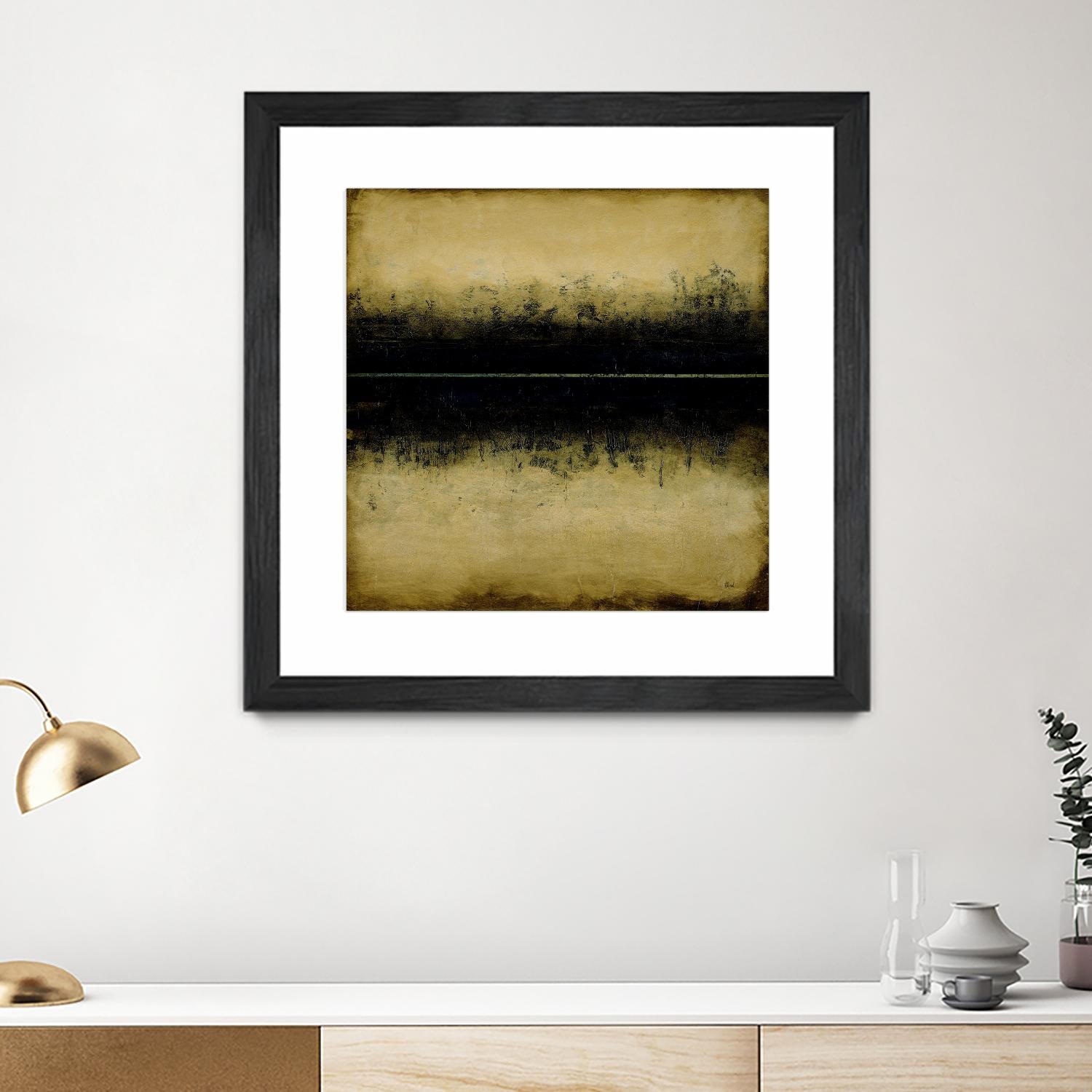 Abstract View III by Randy Hibberd on GIANT ART - black abstract
