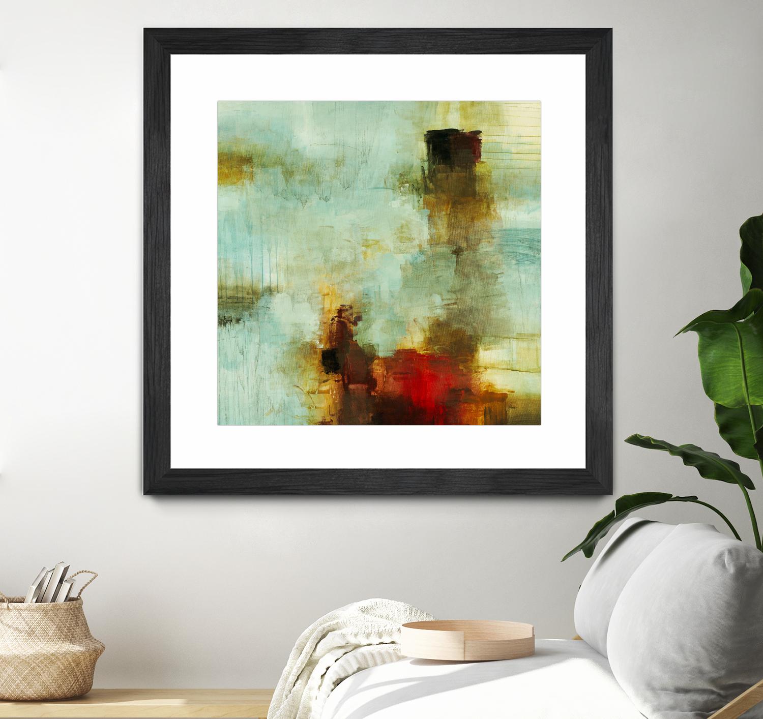 Blue Innocence I by Randy Hibberd on GIANT ART - red abstract