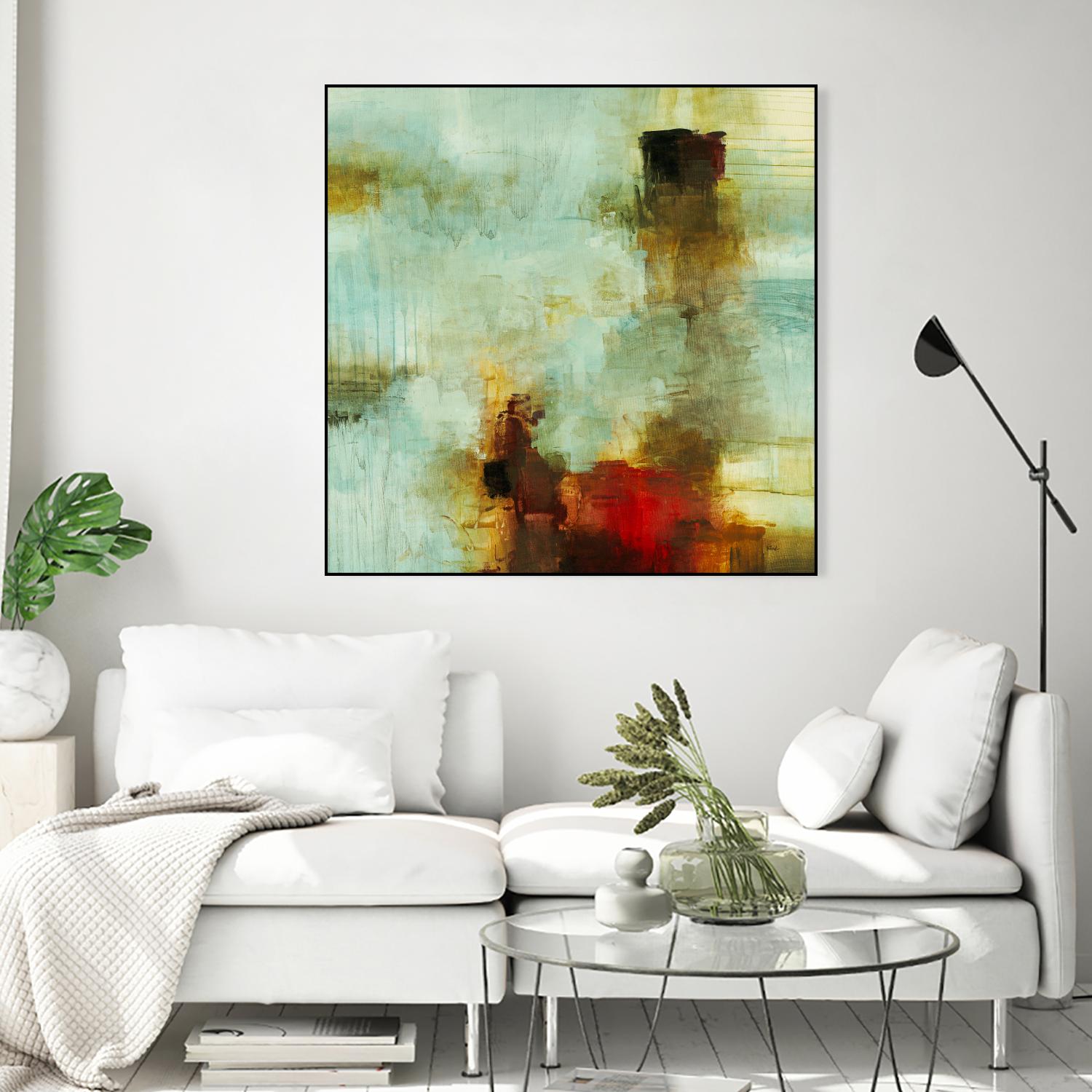 Blue Innocence I by Randy Hibberd on GIANT ART - red abstract