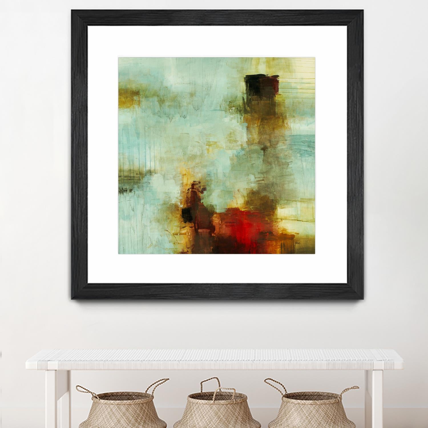 Blue Innocence I by Randy Hibberd on GIANT ART - red abstract