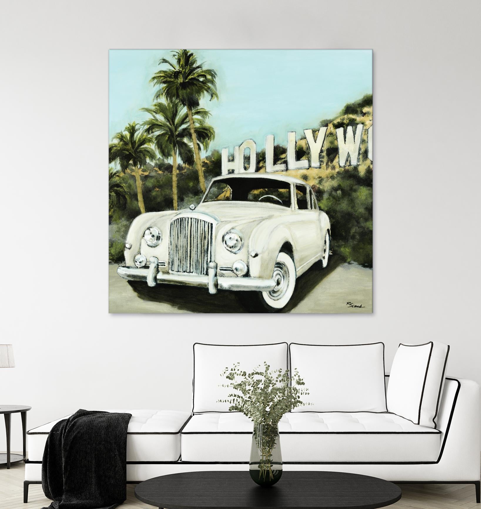 Hollywood by Randy Hibberd on GIANT ART - green tropical