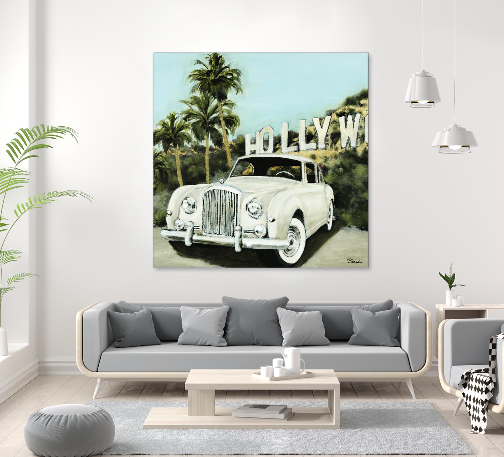 Hollywood by Randy Hibberd on GIANT ART - green tropical