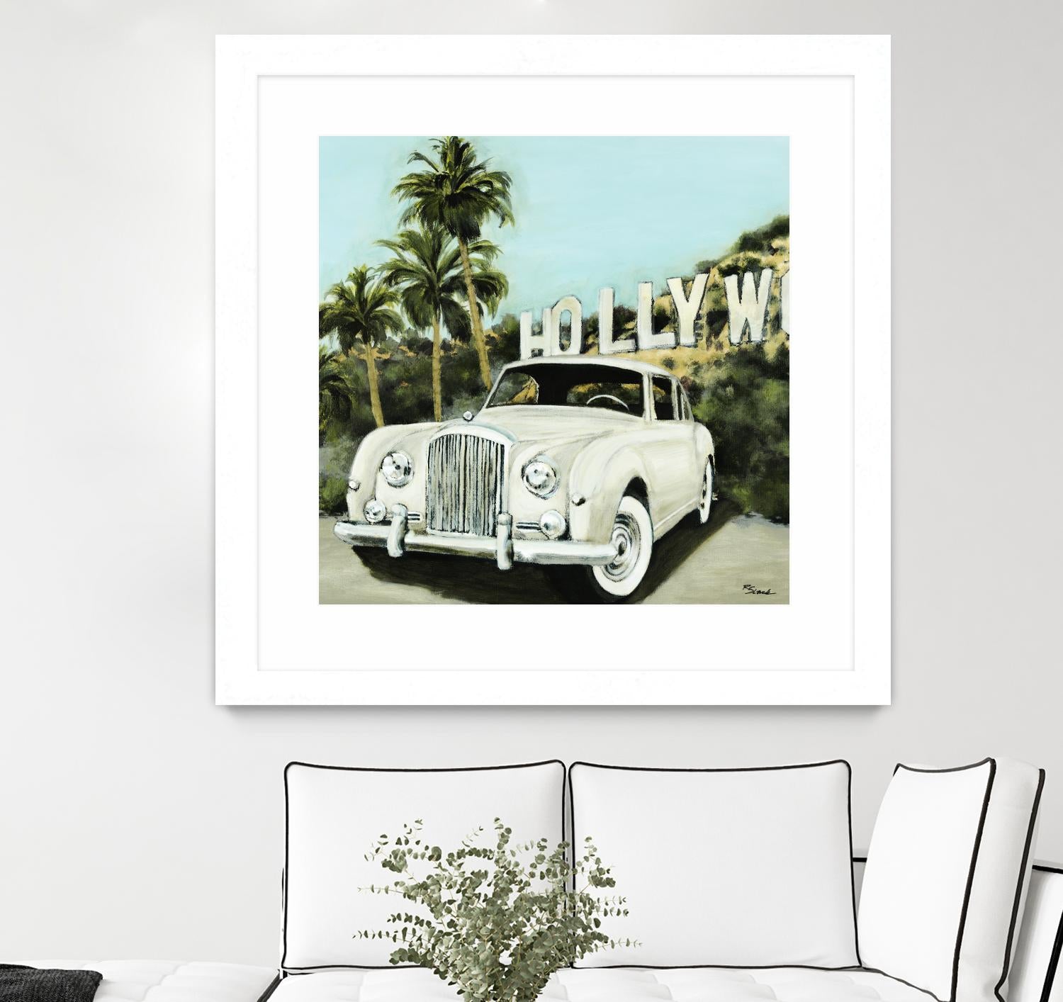 Hollywood by Randy Hibberd on GIANT ART - green tropical