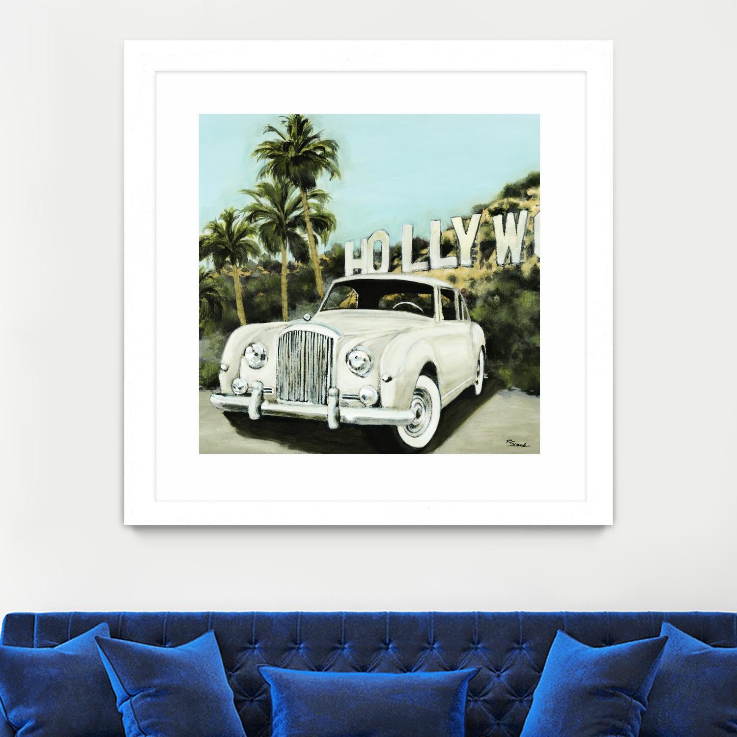 Hollywood by Randy Hibberd on GIANT ART - green tropical