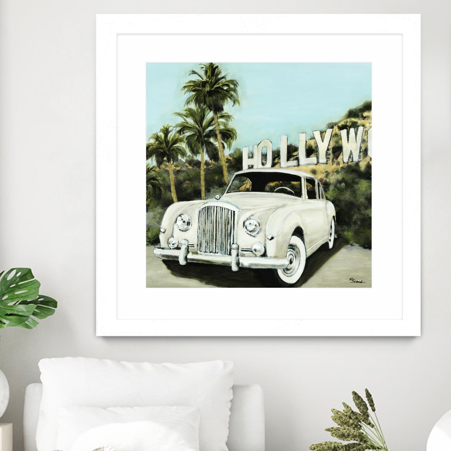 Hollywood by Randy Hibberd on GIANT ART - green tropical