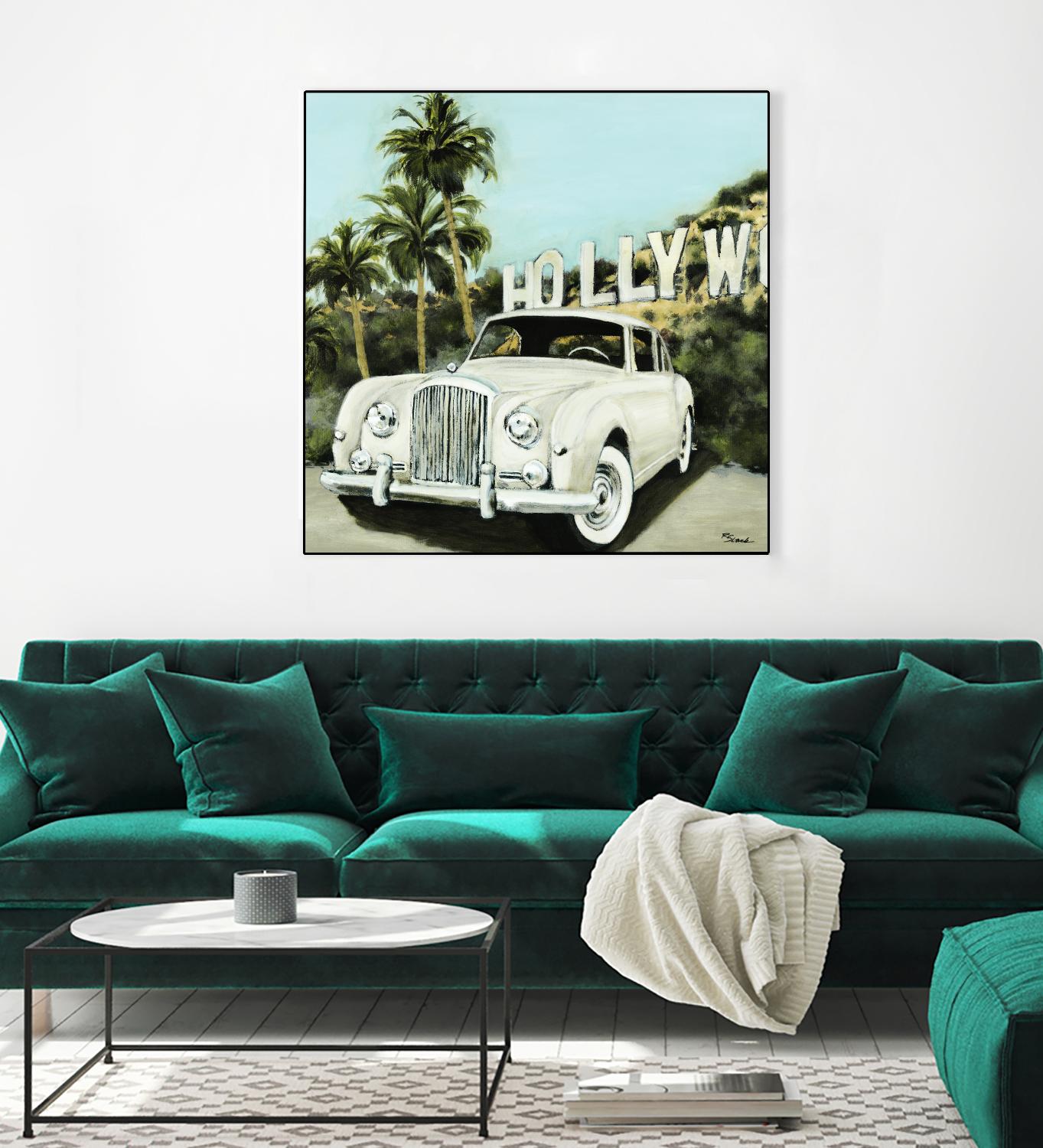 Hollywood by Randy Hibberd on GIANT ART - green tropical