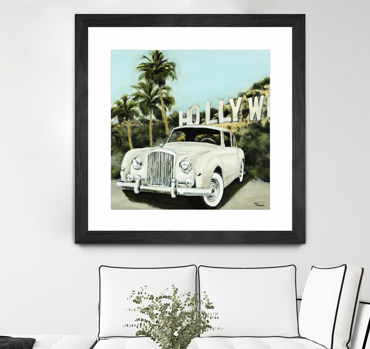 Hollywood by Randy Hibberd on GIANT ART - green tropical