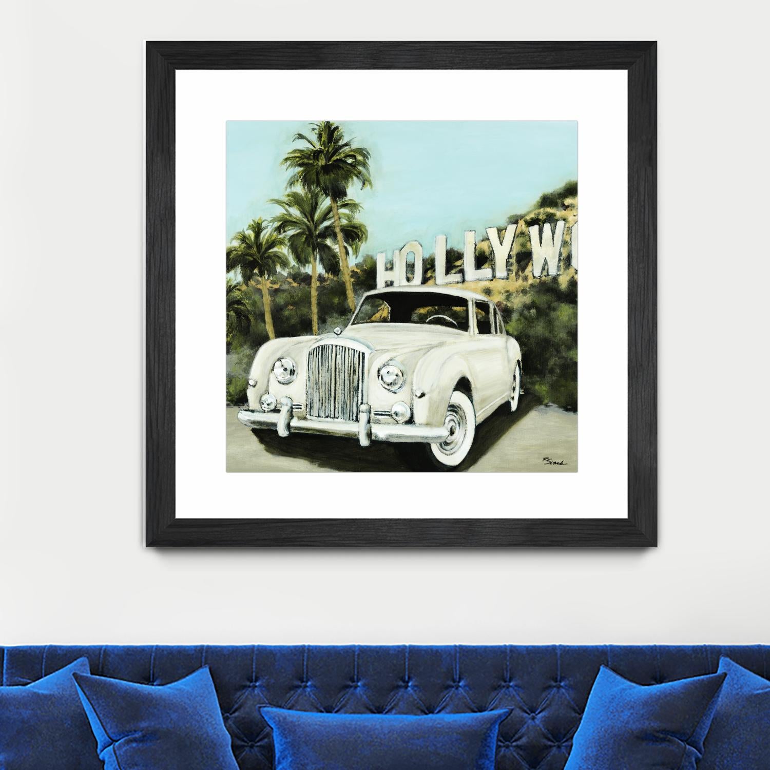 Hollywood by Randy Hibberd on GIANT ART - green tropical