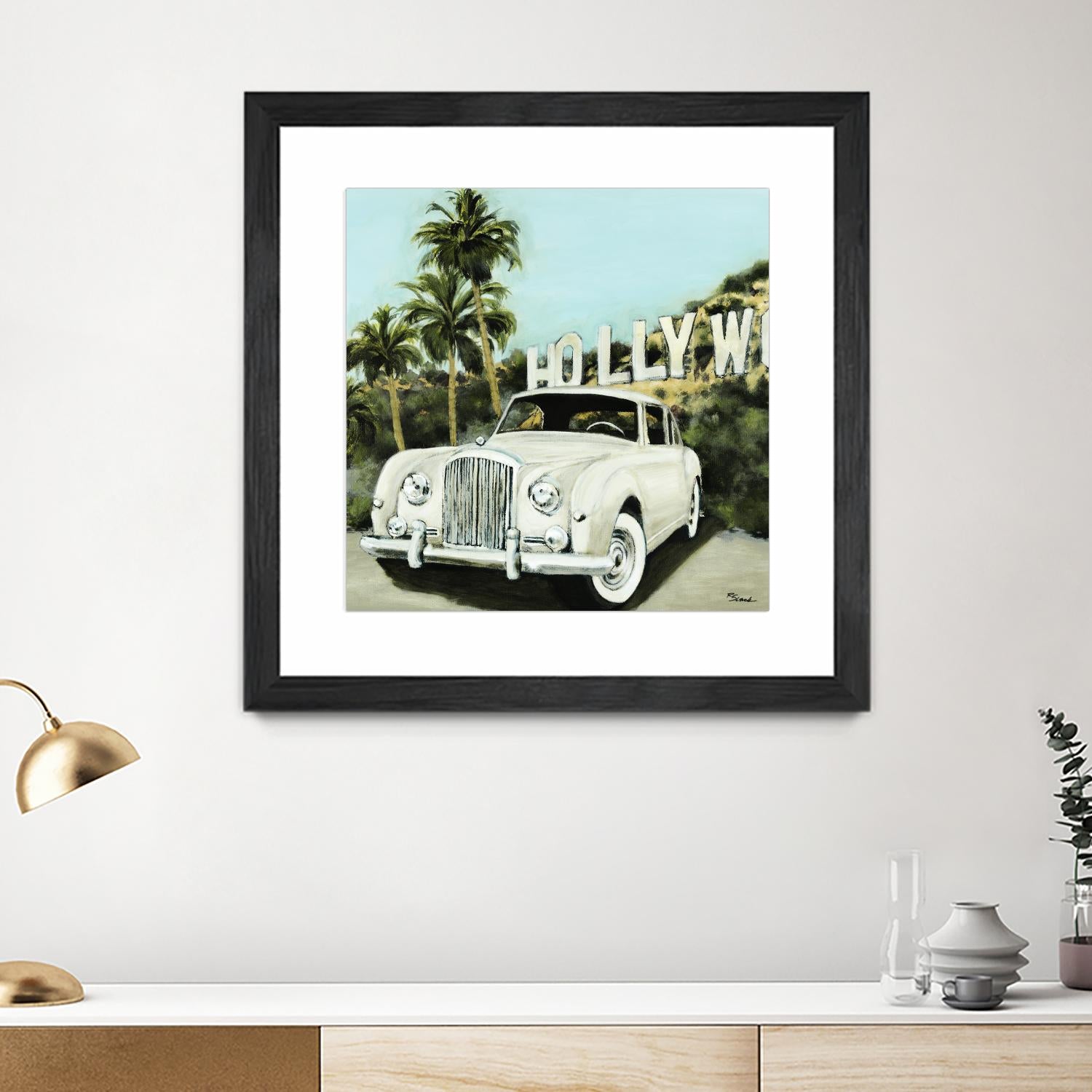 Hollywood by Randy Hibberd on GIANT ART - green tropical