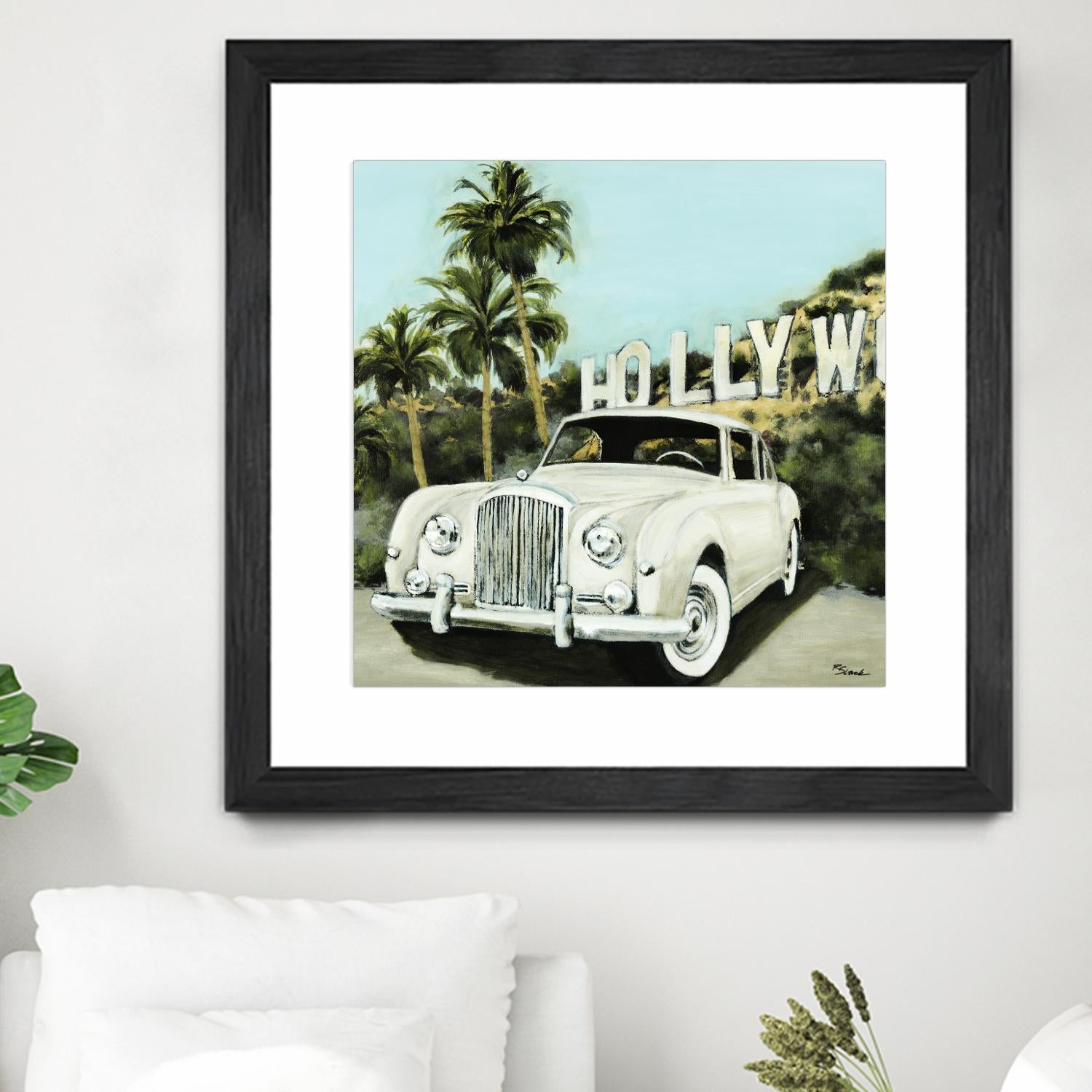 Hollywood by Randy Hibberd on GIANT ART - green tropical