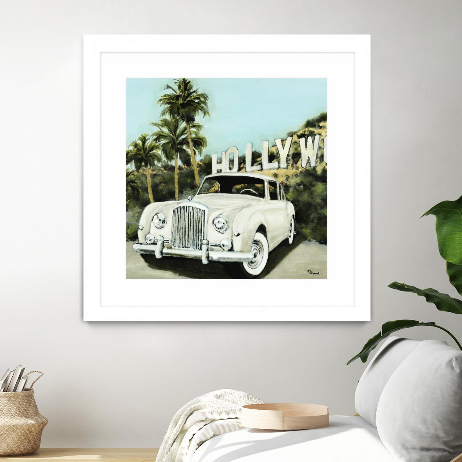 Hollywood by Randy Hibberd on GIANT ART - green tropical