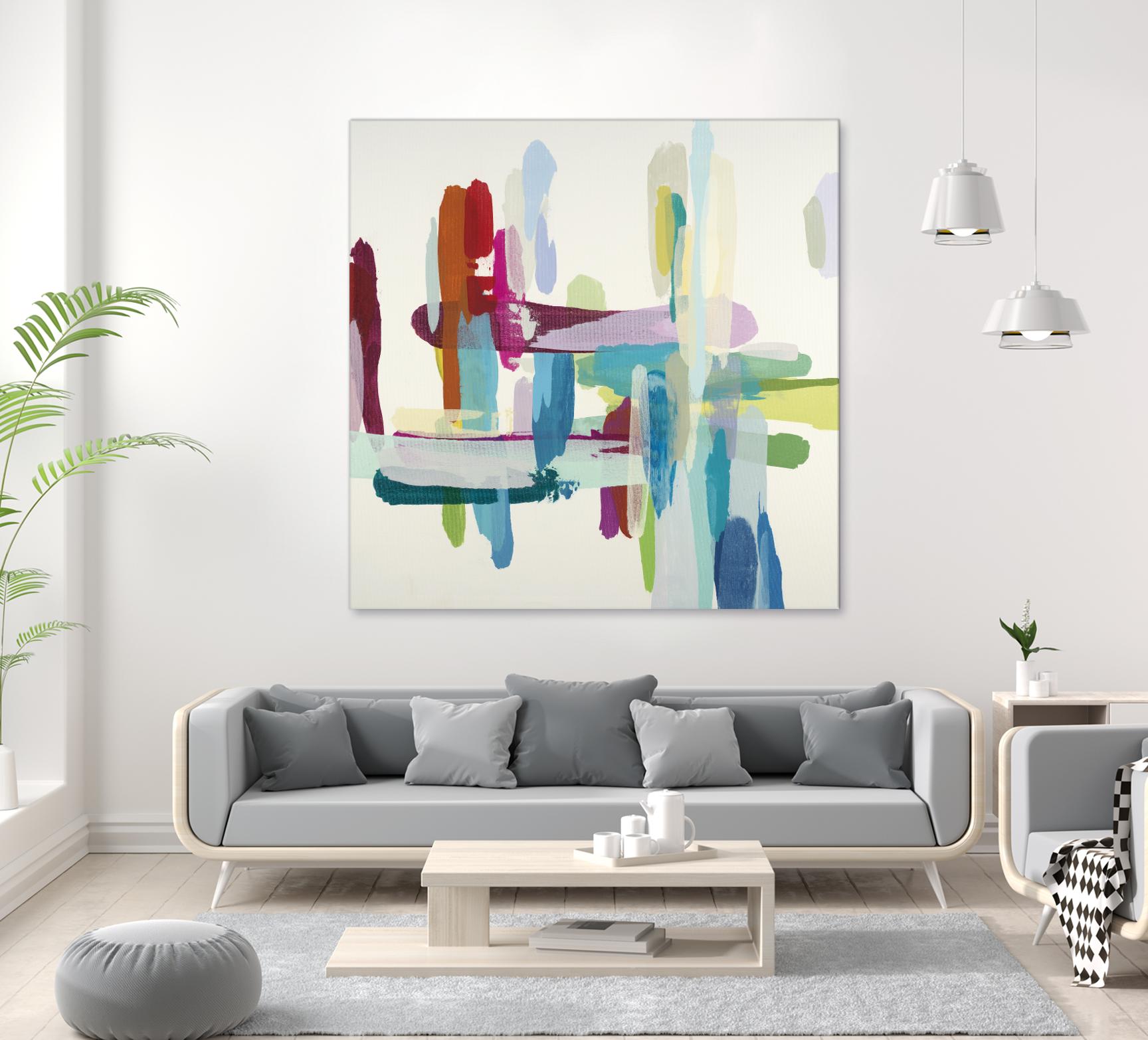 Daydreaming by Randy Hibberd on GIANT ART - purple abstract