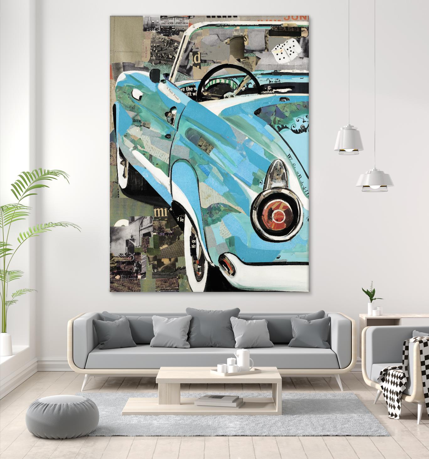 Thunderbird by Kelsey Hochstatter on GIANT ART - grey contemporary