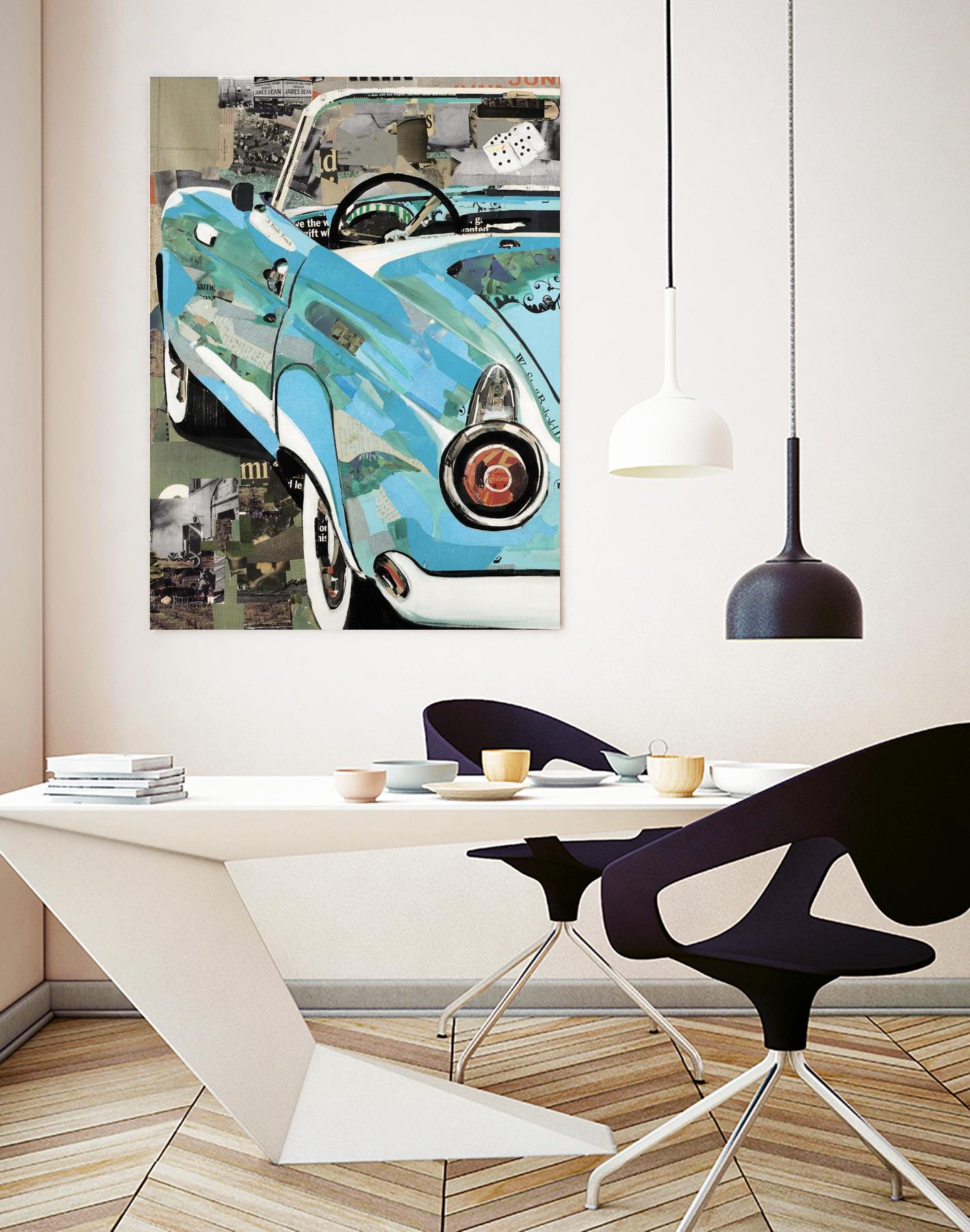 Thunderbird by Kelsey Hochstatter on GIANT ART - grey contemporary
