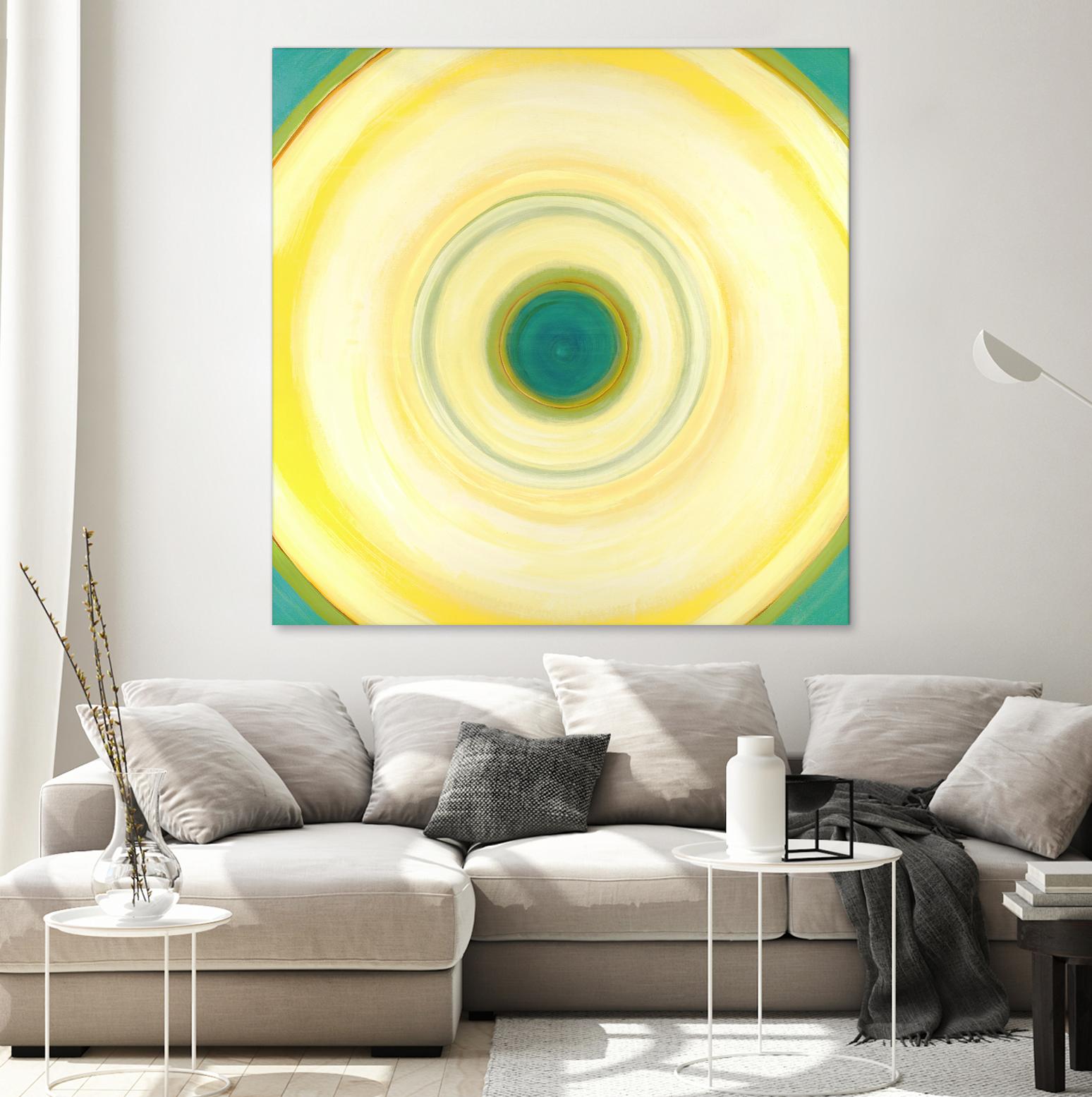 Soft Focus by Liz Jardine on GIANT ART - blue abstract